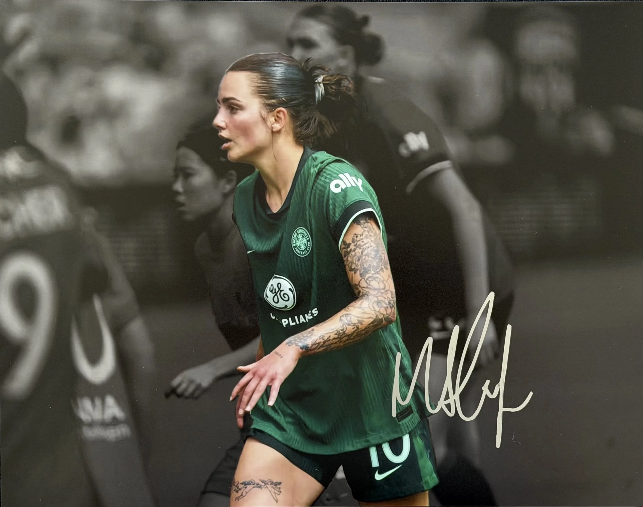 Macey Hodge - Signed 11x14 Photo - Racing Louisville