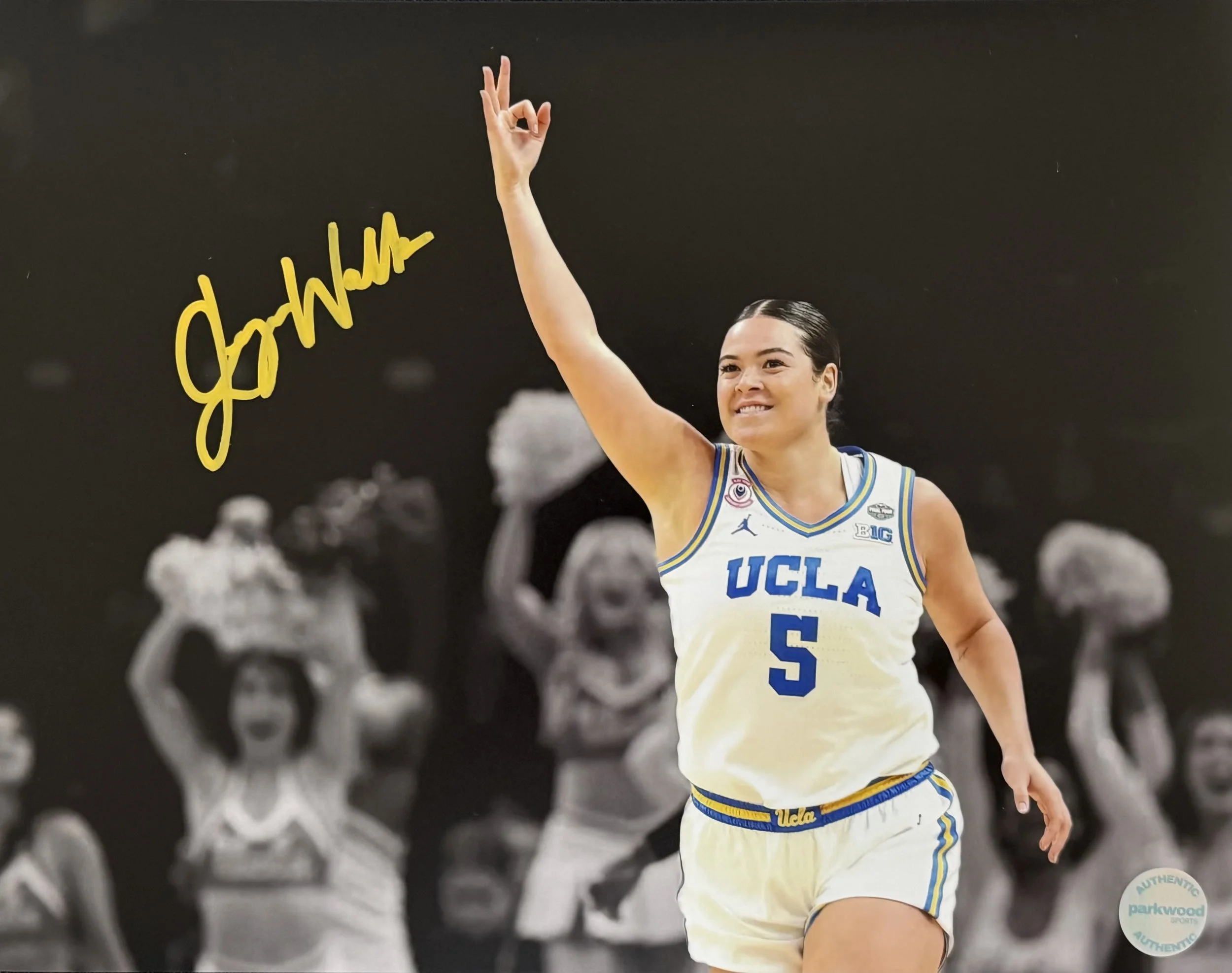 Charlisse Leger-Walker - Signed 11x14 Photo - UCLA Bruins - "Three Pointer" 1/3