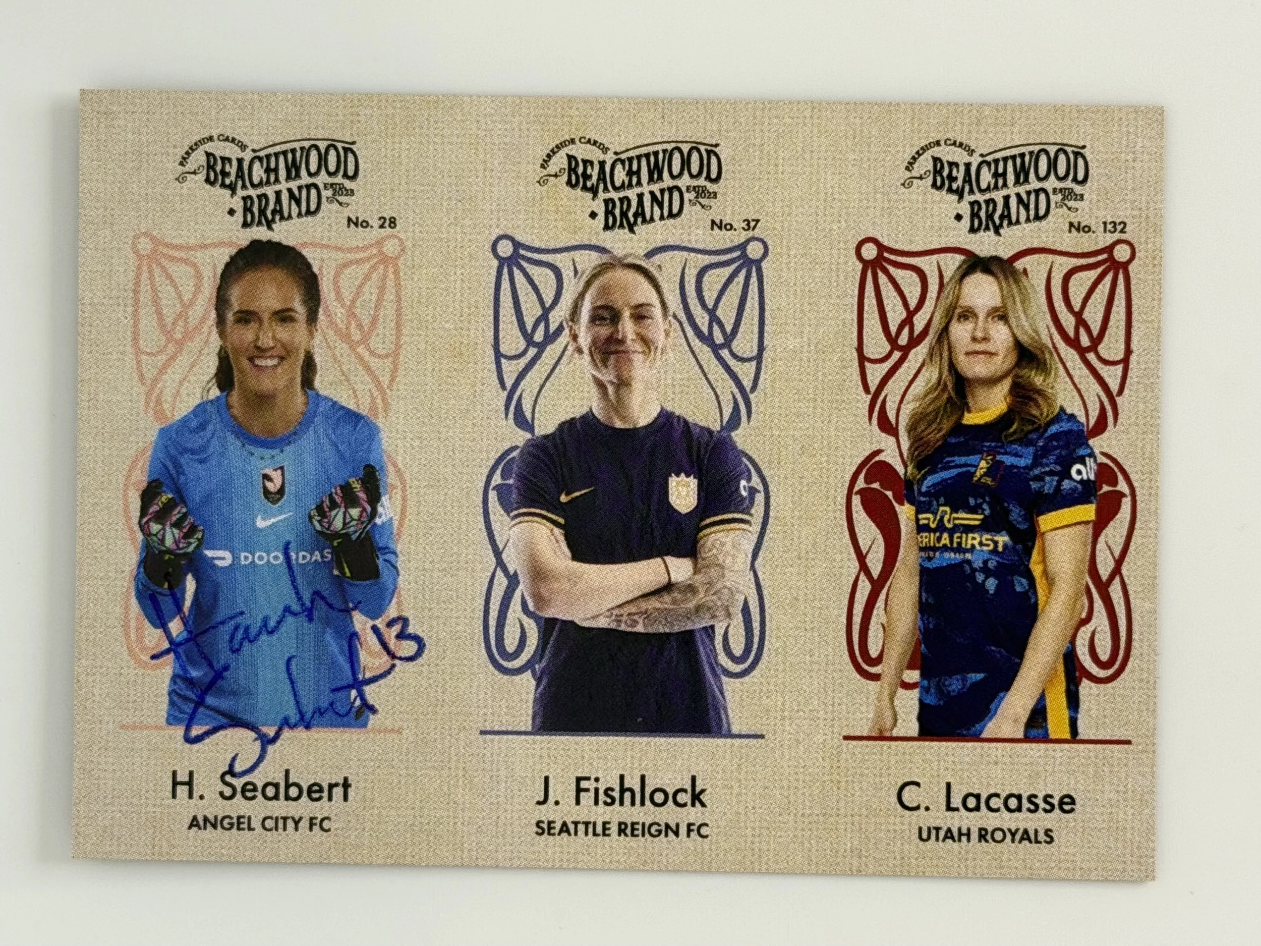 Signed 2025 Parkside Beachwood Brand Hannah Seabert/Fishlock/Lacasse