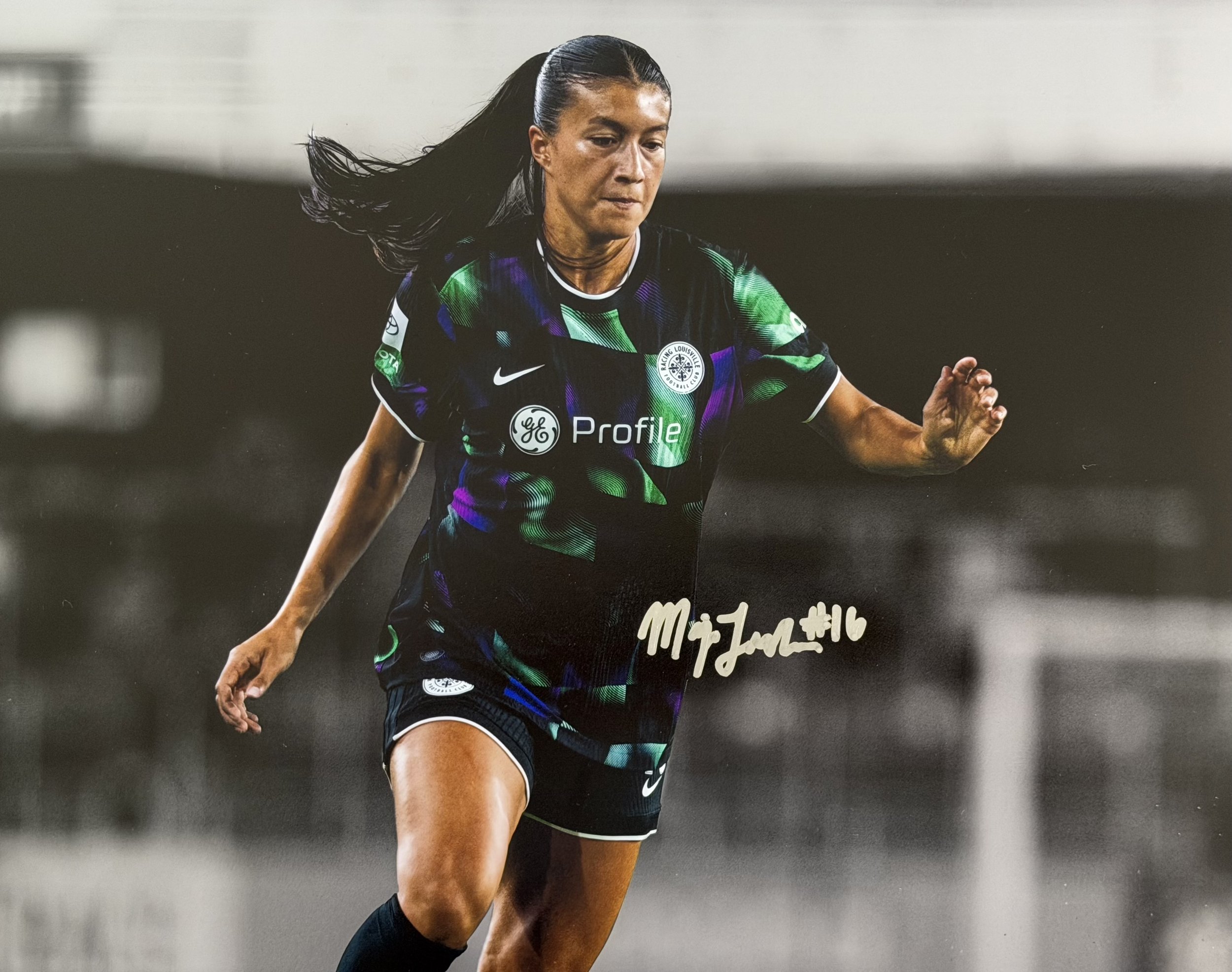 Maja Lardner - Signed 11x16 Photo - Racing Louisville