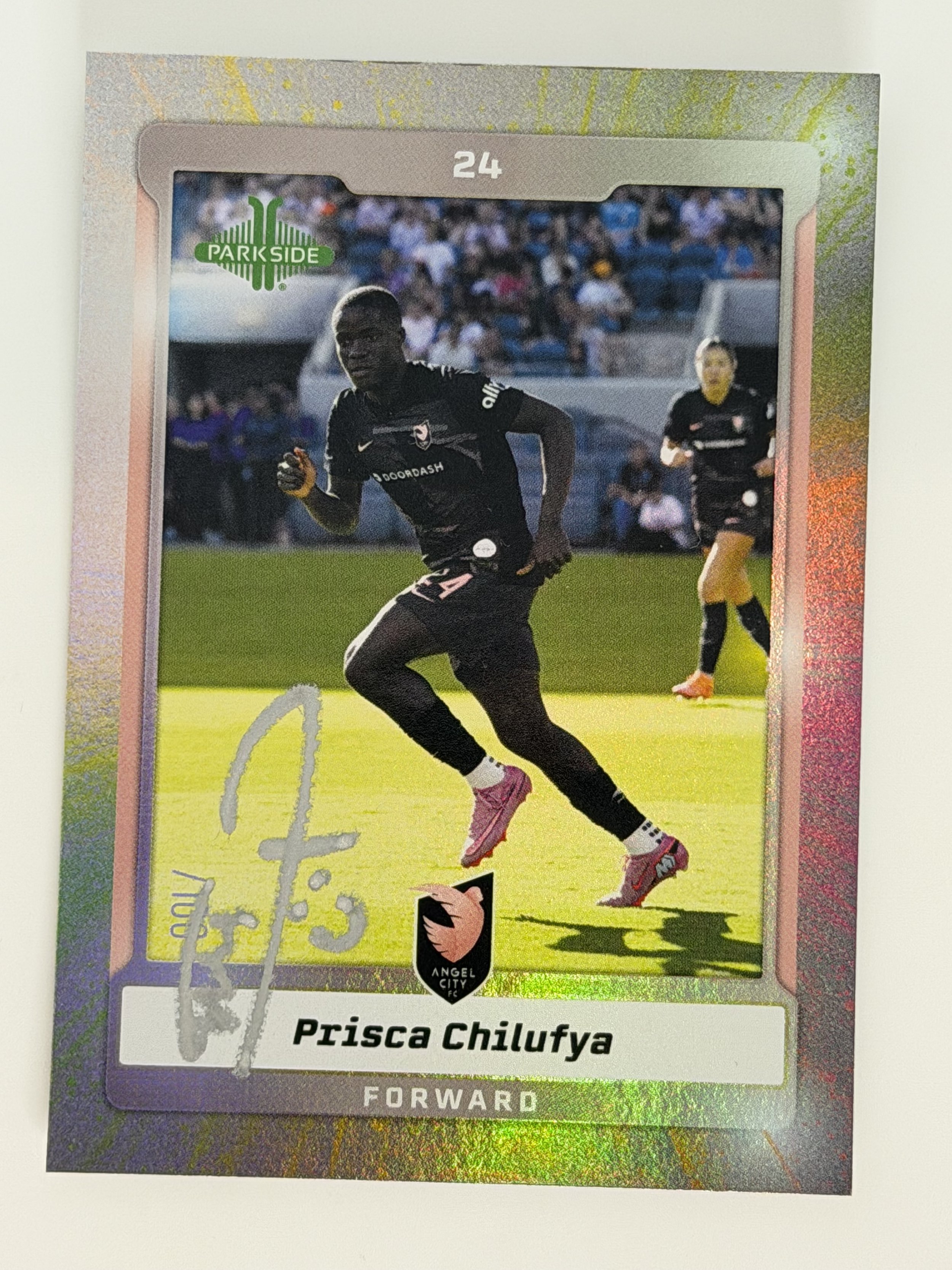 Signed 2025 Parkside Prisca Chilufya Foil #305 - /100 - A