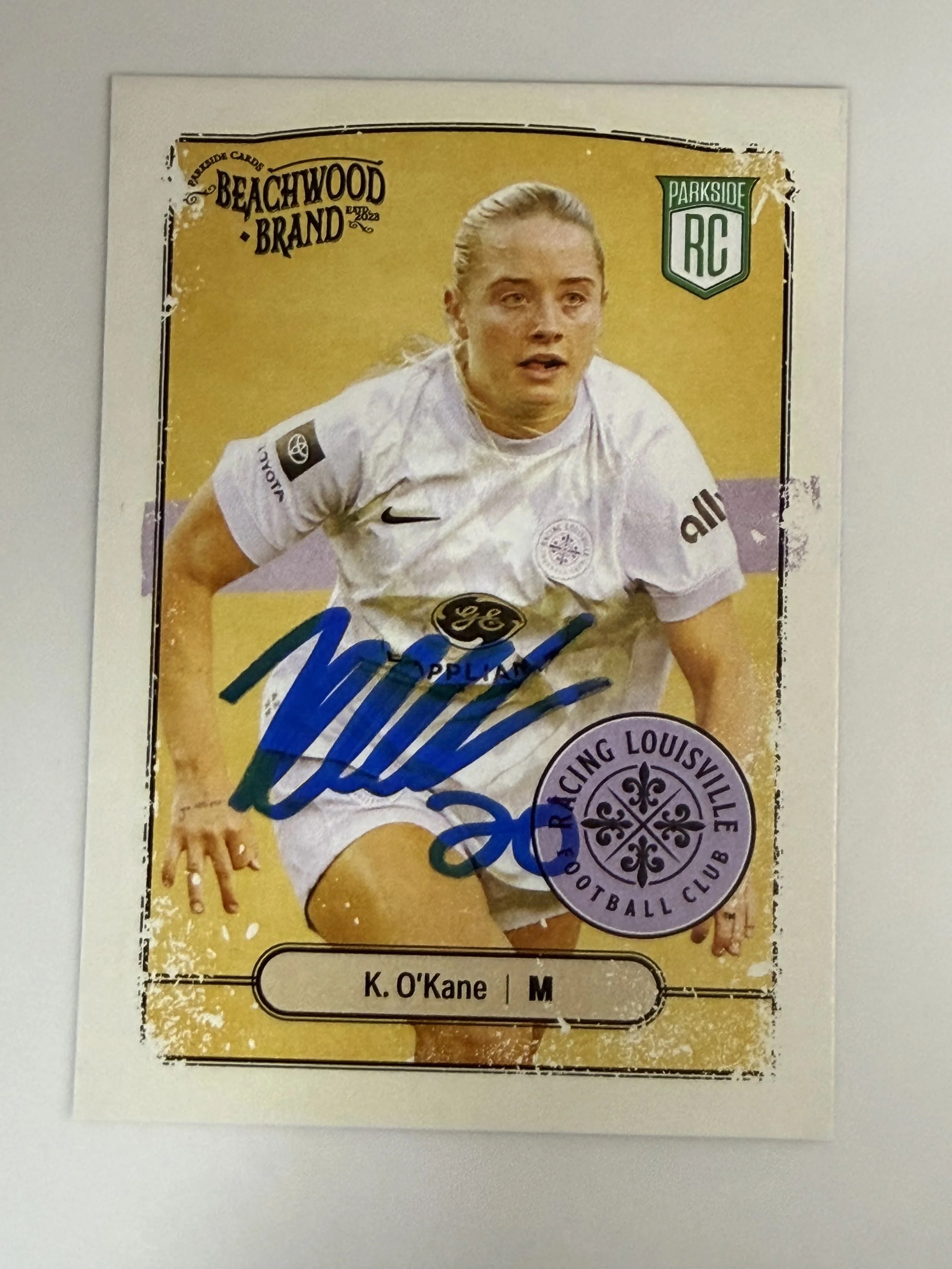 Signed 2025 Parkside Beachwood Brand Katie O'Kane #83 (RC)
