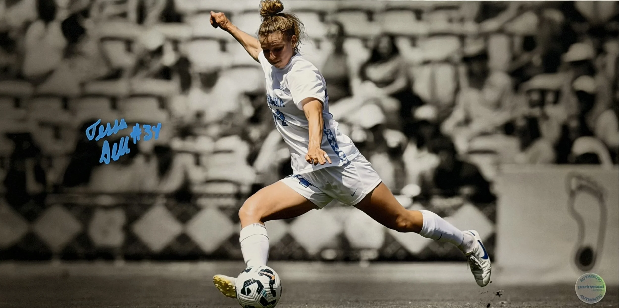 Tessa Dellarose - Signed 10x20 Photo - North Carolina Tarheels - 2/3