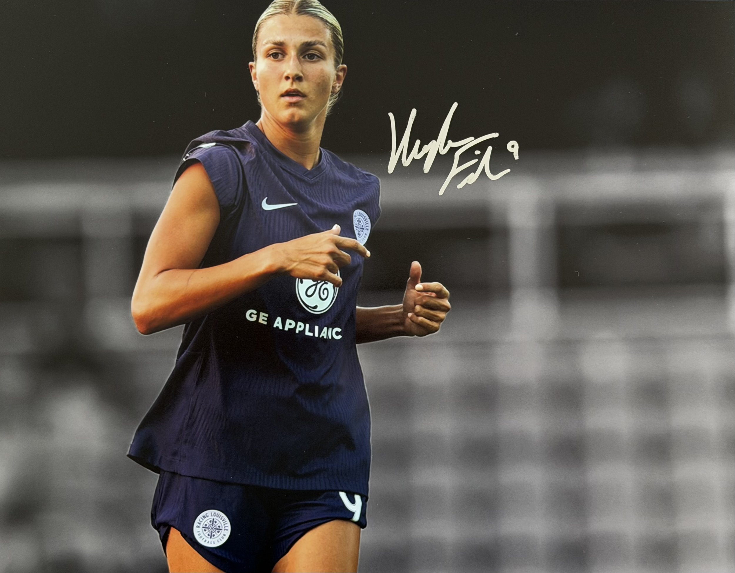Kayla Fischer - Signed 11x14 Photo - Racing Louisville
