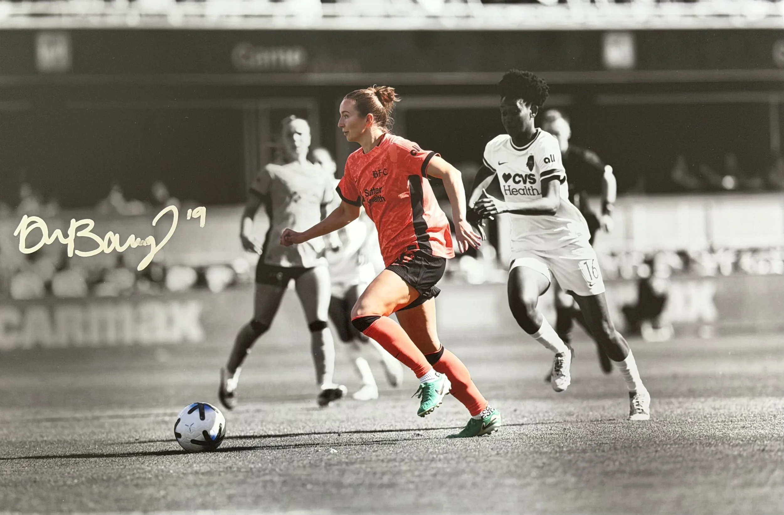 Dorian Bailey - Signed 12x18 Photo - Bay FC