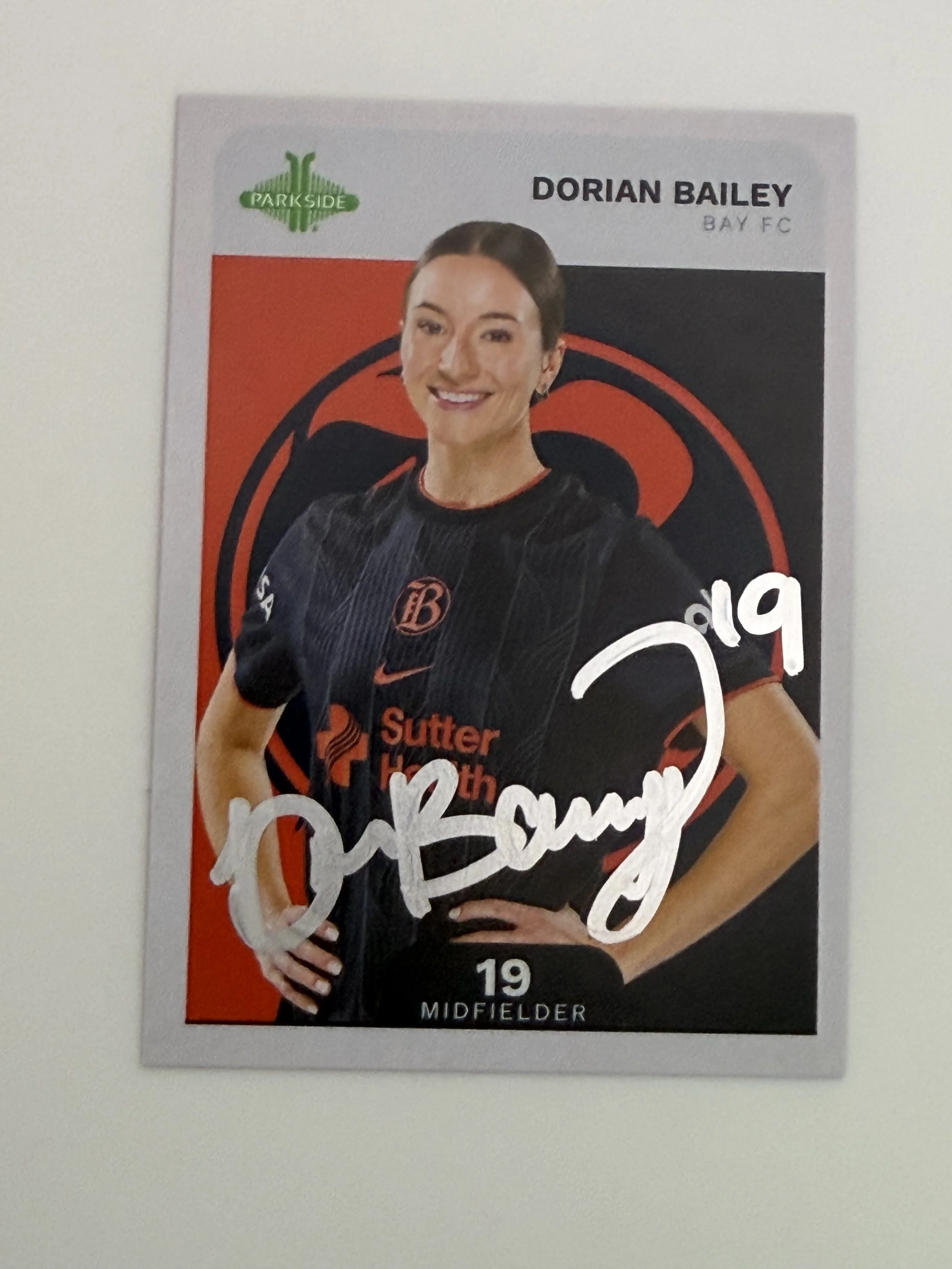 Signed 2025 Parkside Dorian Bailey Team Set #13