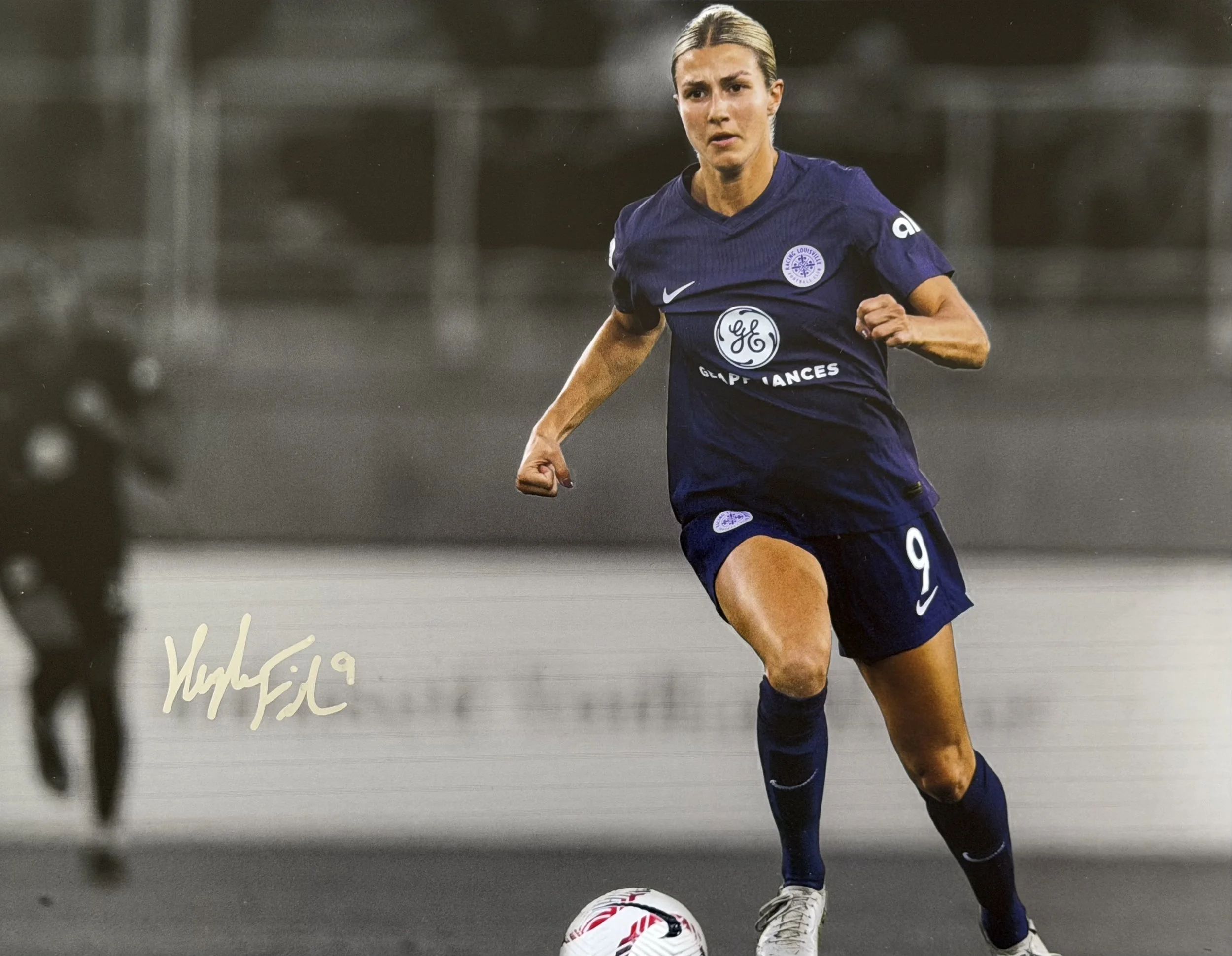 Kayla Fischer - Signed 11x14 Photo - Racing Louisville