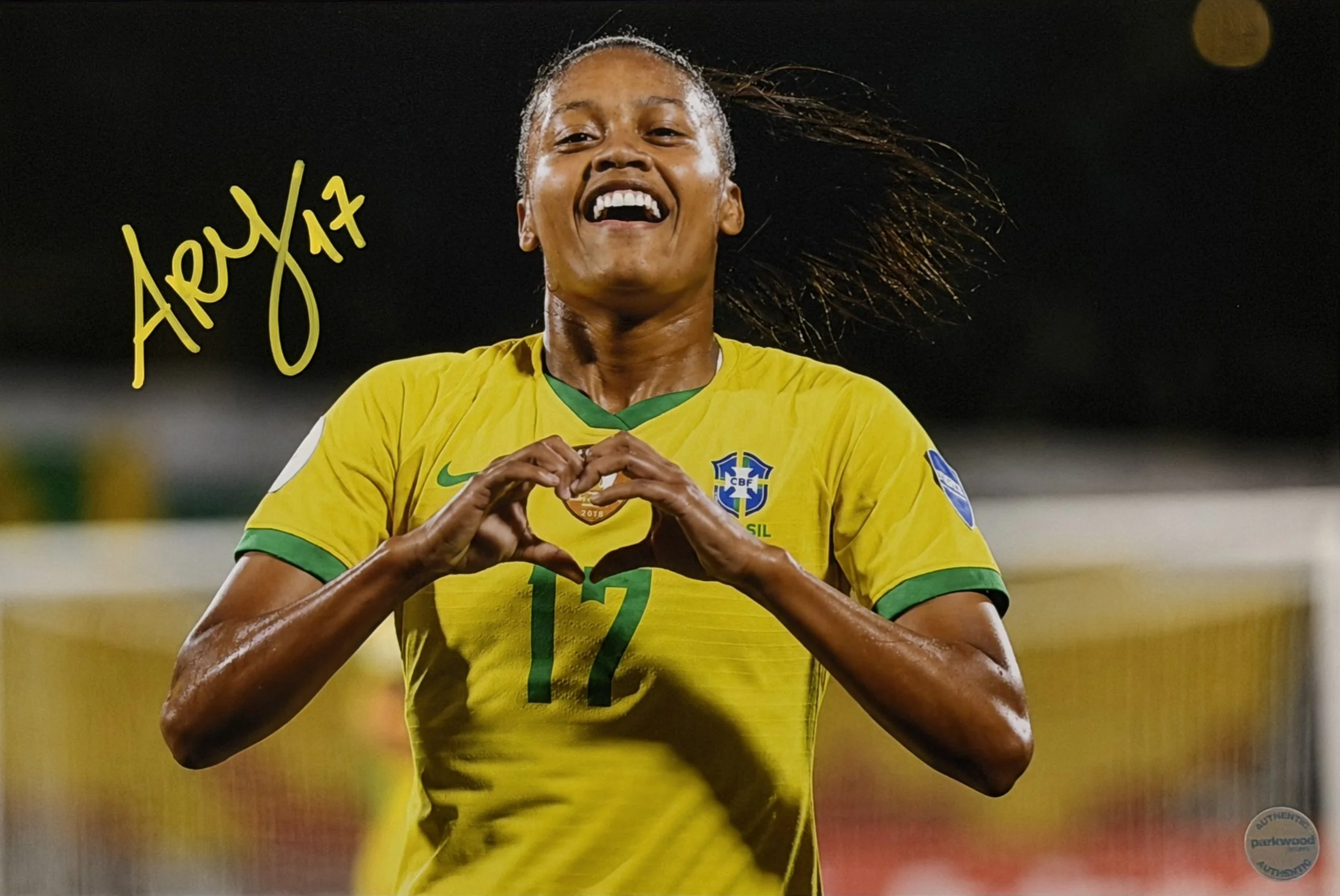 Ary Borges - Signed 12x18 Photo - Brazilian National Team - "Love"