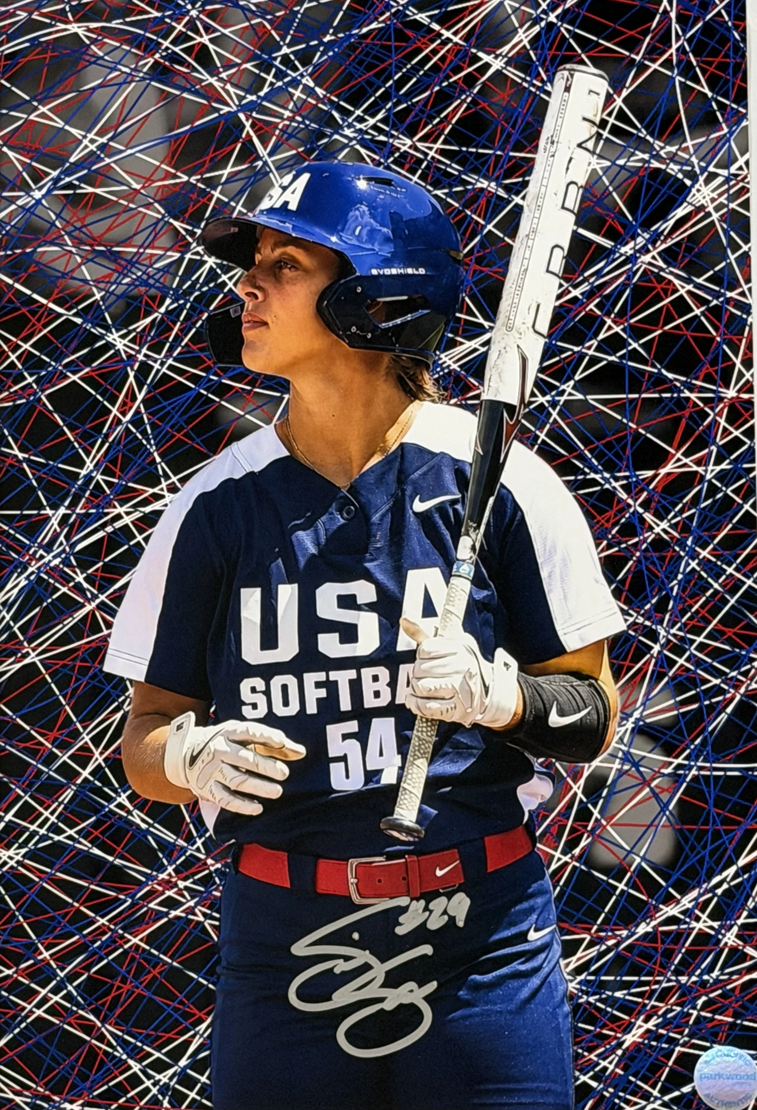 Sierra Sacco-Ferrie - Signed 12x18 Photo - USA Softball - 2/2
