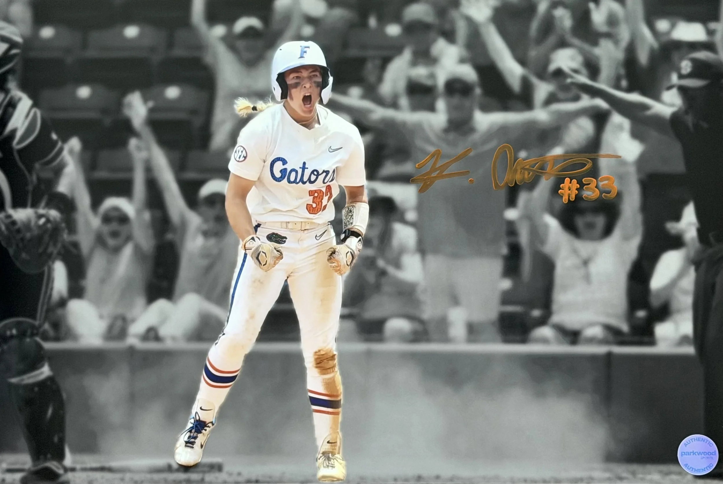 Korbe Otis - Signed 12x18 Photo - Florida Gators "Celebration" 1/2