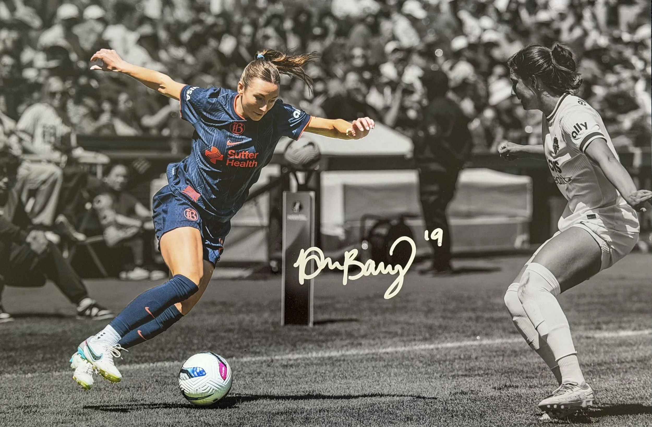 Dorian Bailey - Signed 12x18 Photo - Bay FC