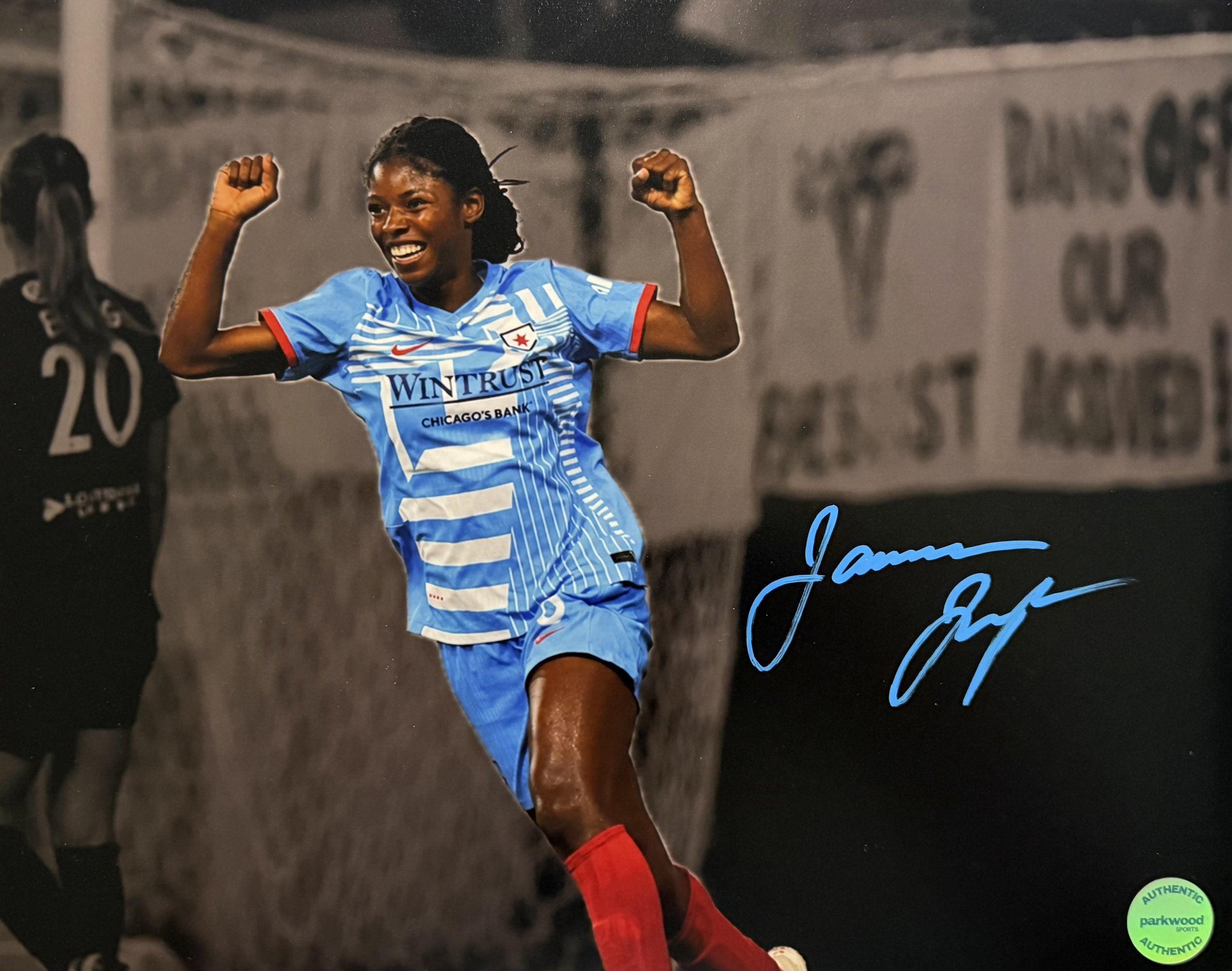 Jameese Joseph - Signed 11x14 Photo - Chicago Stars - "Celebration" 2/3