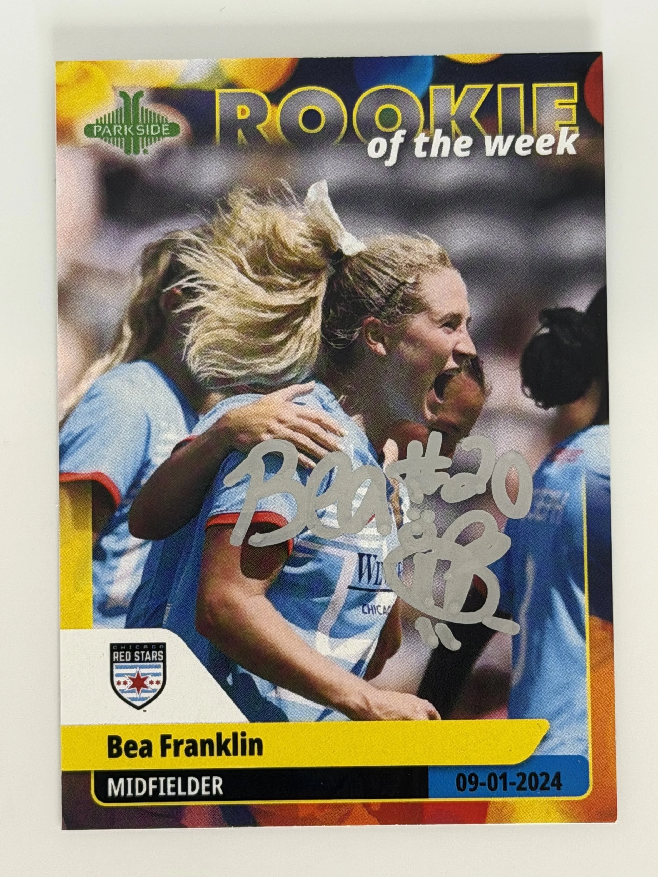 Signed 2024 Parkside Pronto Rookie of the Week Bea Franklin #17 /260 - C