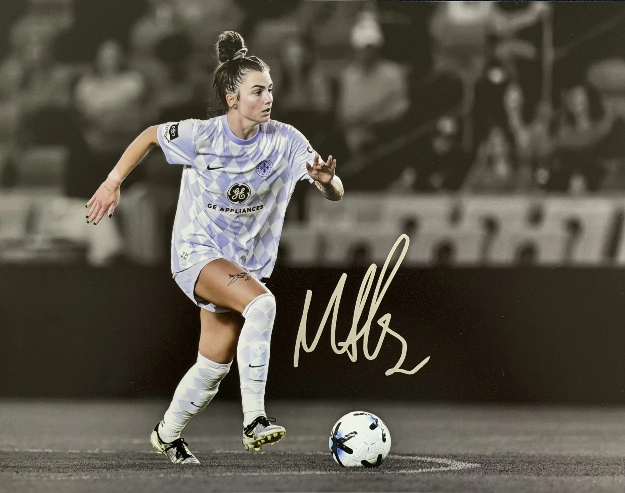 Macey Hodge - Signed 11x14 Photo - Racing Louisville