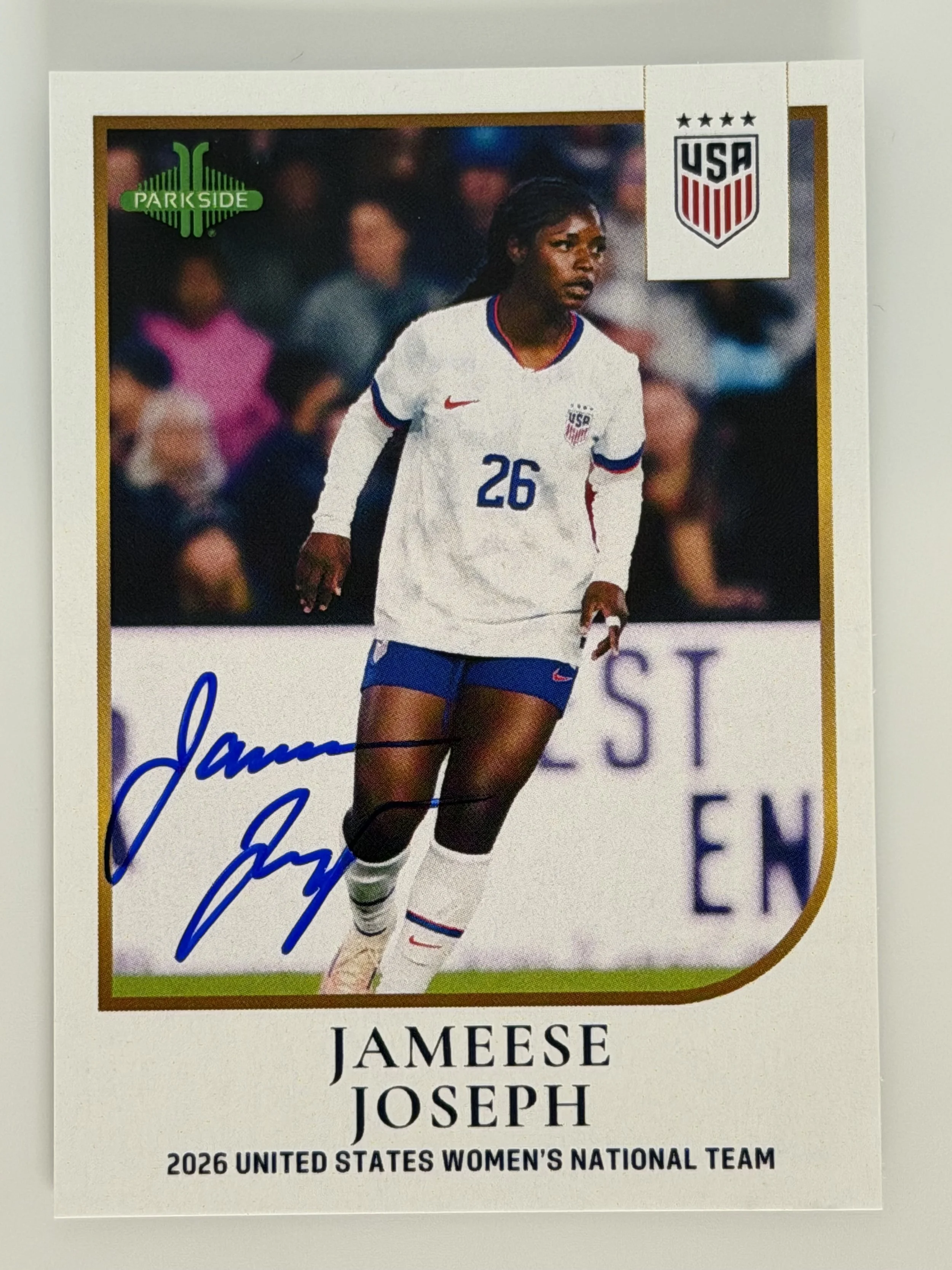 Signed 2026 Parkside USWNT Jameese Joseph #24 - C