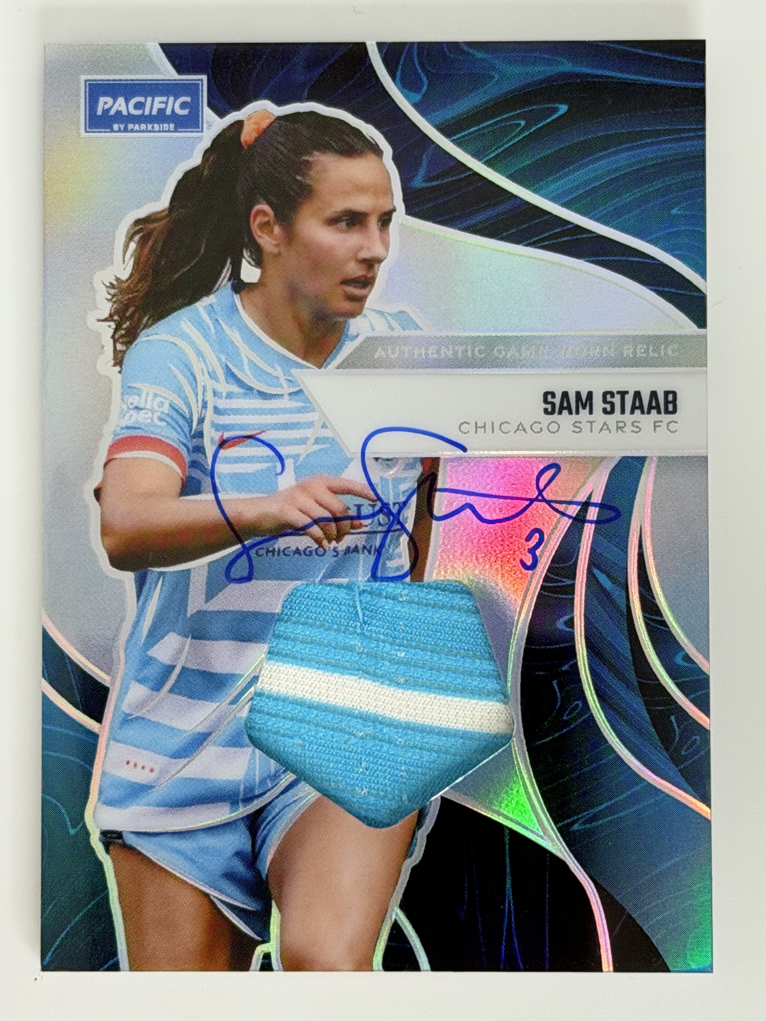 Signed 2025 Parkside Pacific Sam Staab Patch #GR-AS