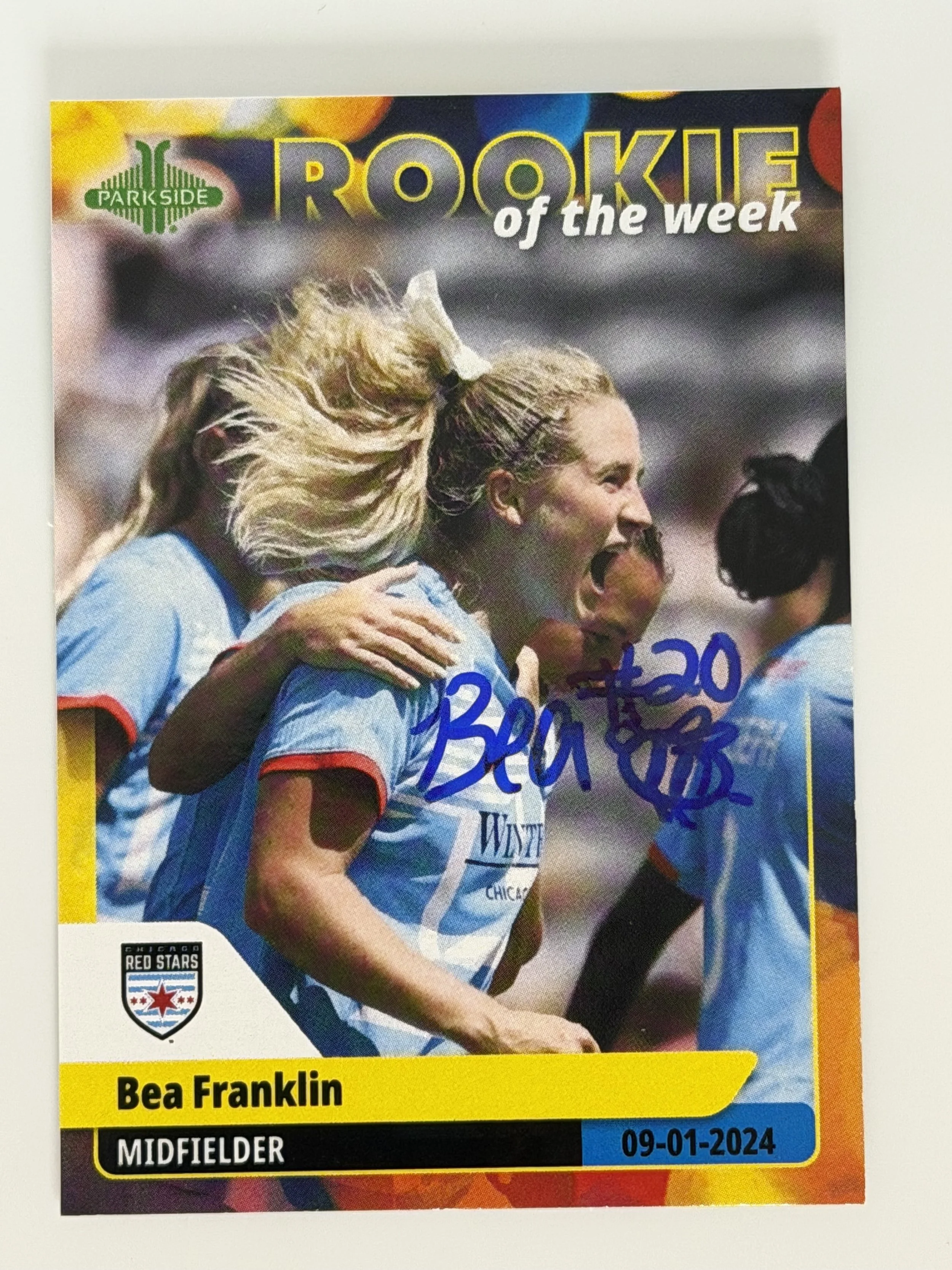 Signed 2024 Parkside Pronto Rookie of the Week Bea Franklin #17 /260 - A