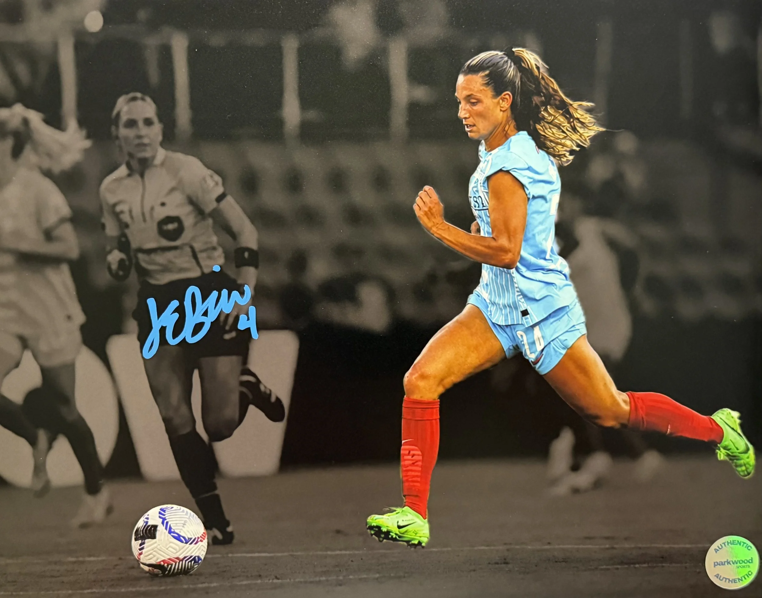 Jenna Bike - Signed 11x14 Photo - Chicago Stars - 3/3