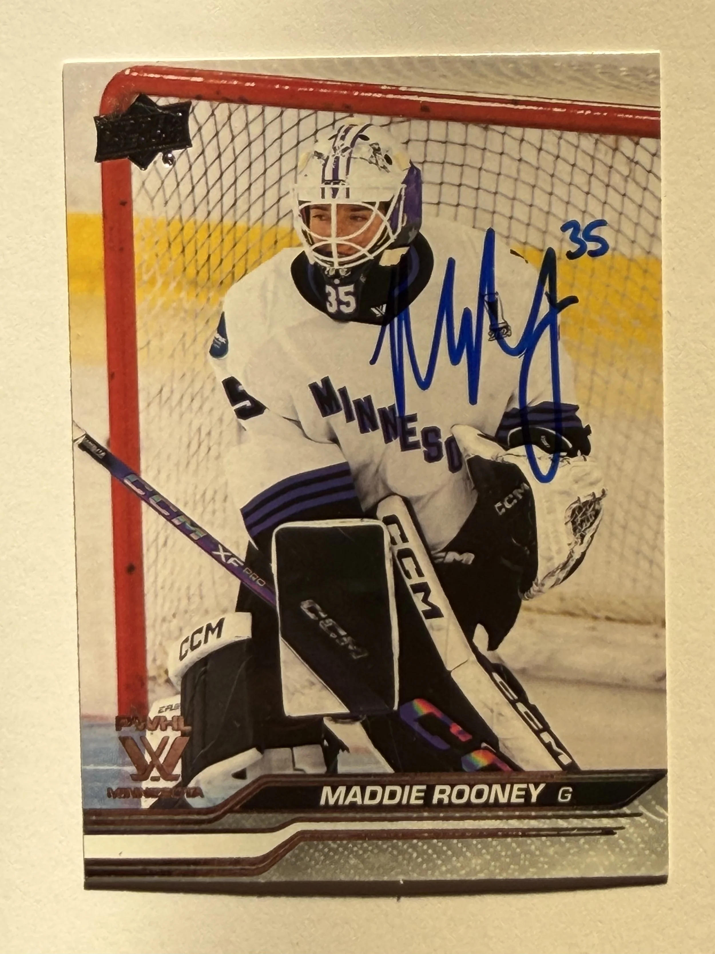 Signed 2024 Upper Deck Maddie Rooney #7 First Edition - B