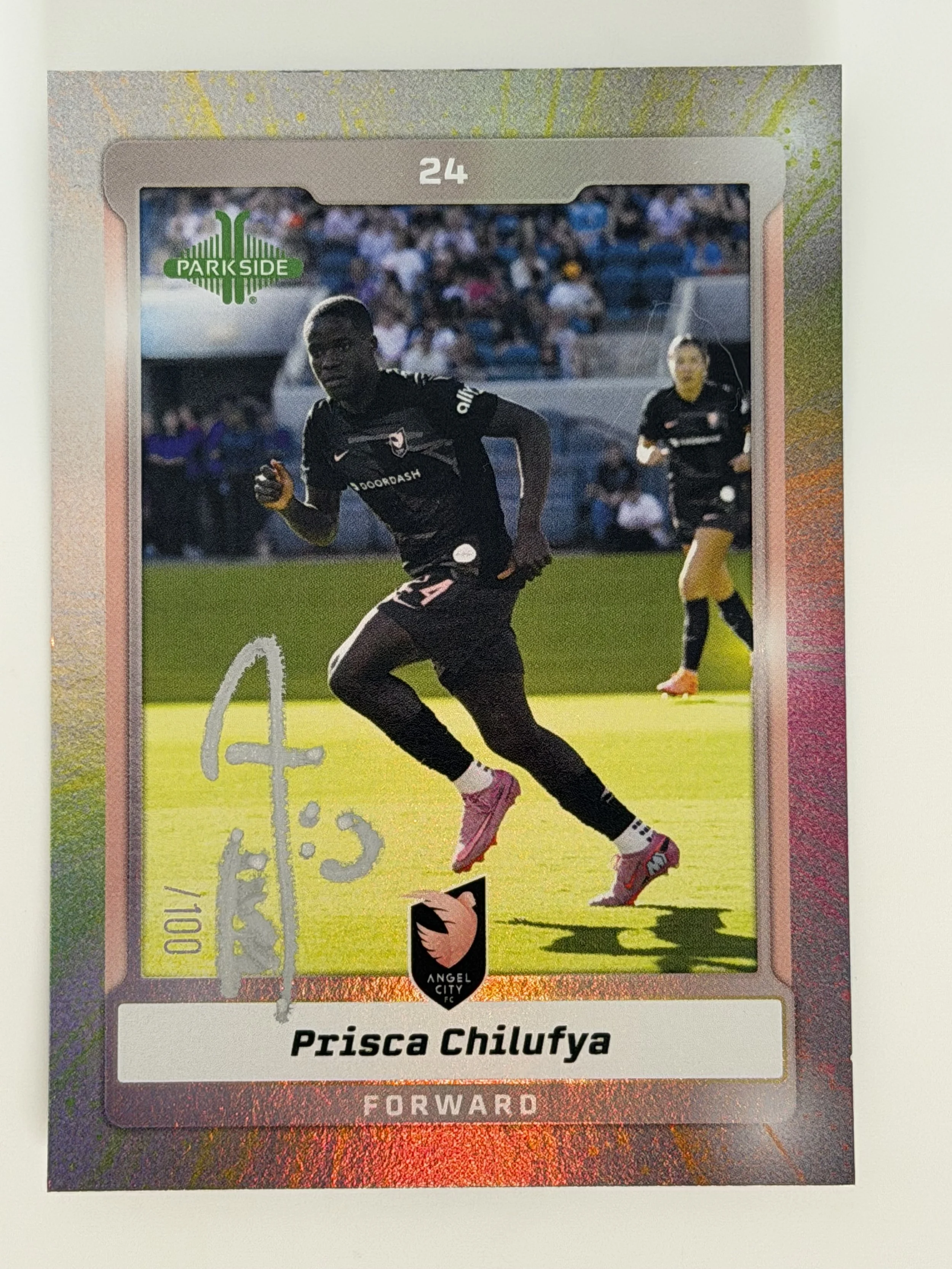 Signed 2025 Parkside Prisca Chilufya Foil #305 - /100 - B