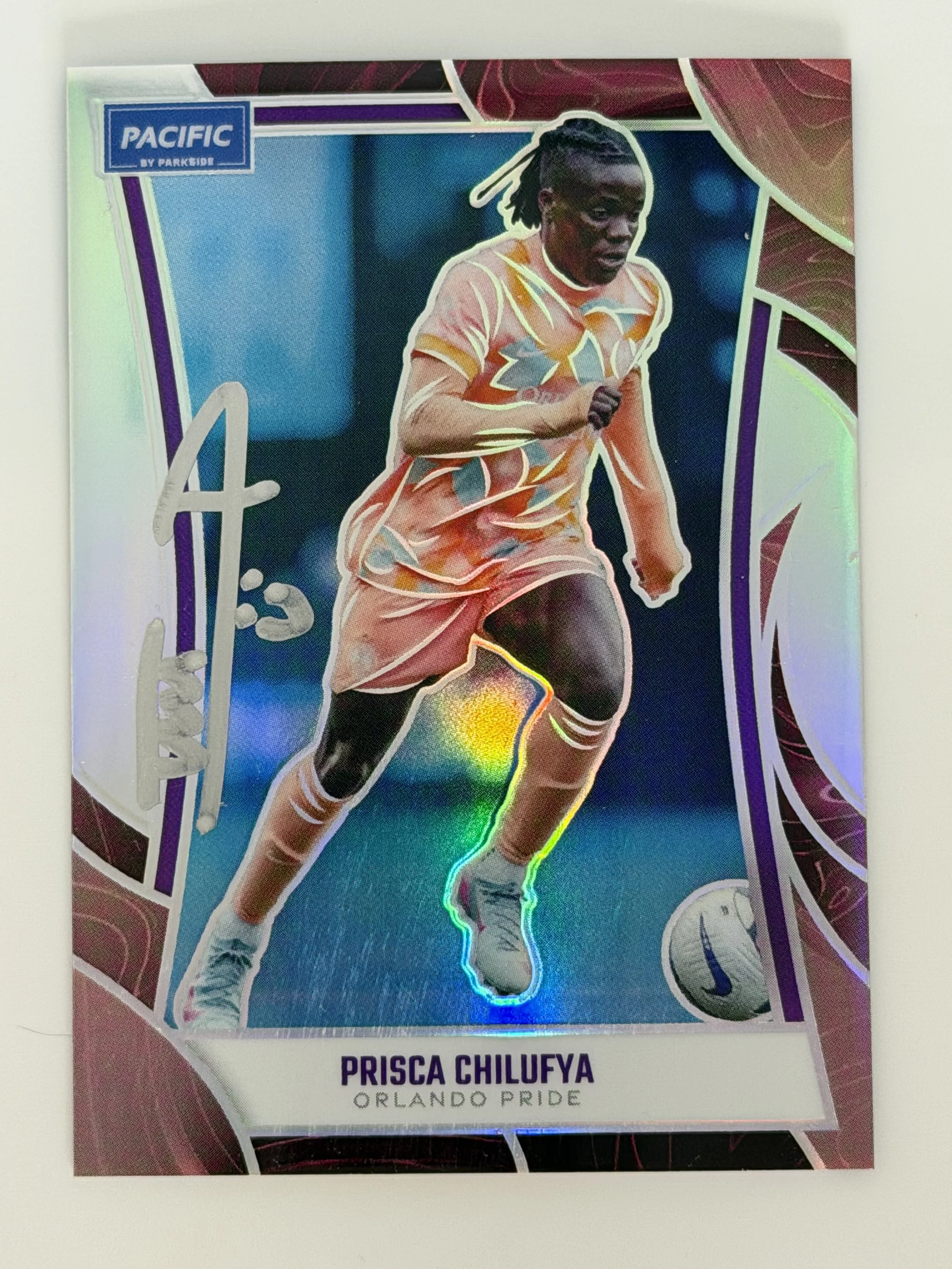 Signed 2025 Parkside Pacific Prisca Chilufya Red #150