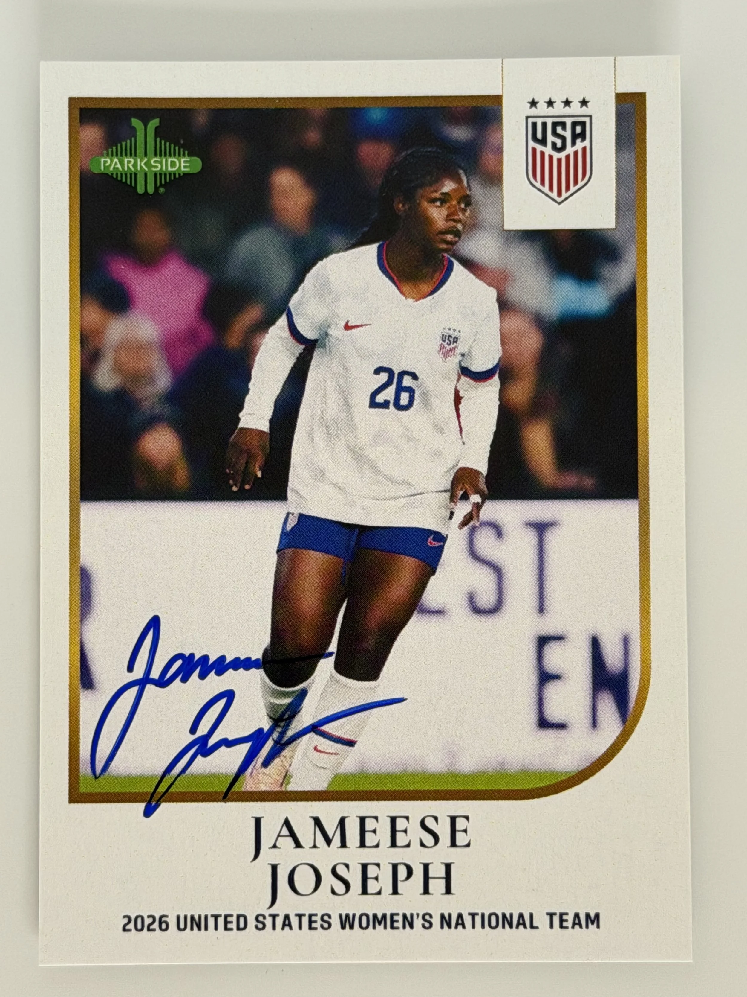 Signed 2026 Parkside USWNT Jameese Joseph #24 - D