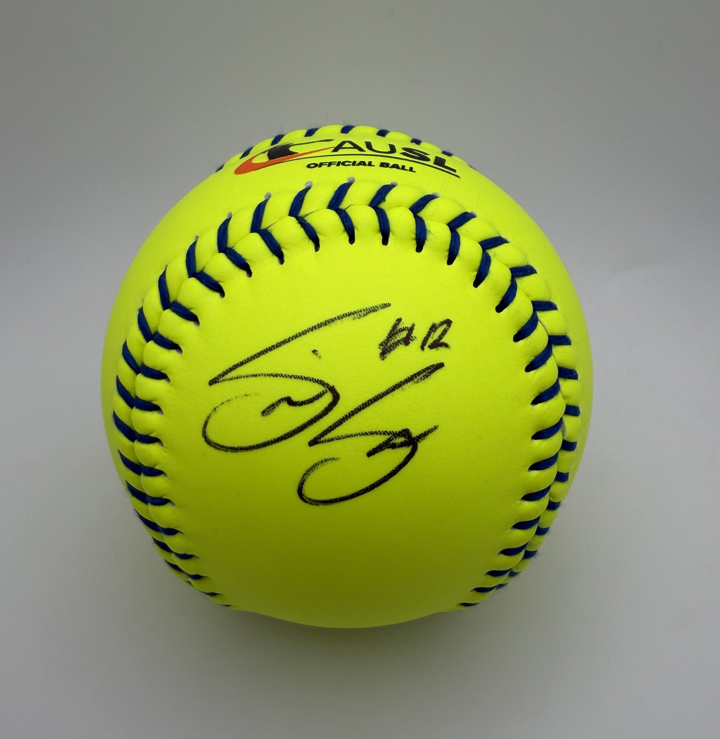 Sierra Sacco-Ferrie - Signed Official AUSL Softball - Portland Cascade - 1/4