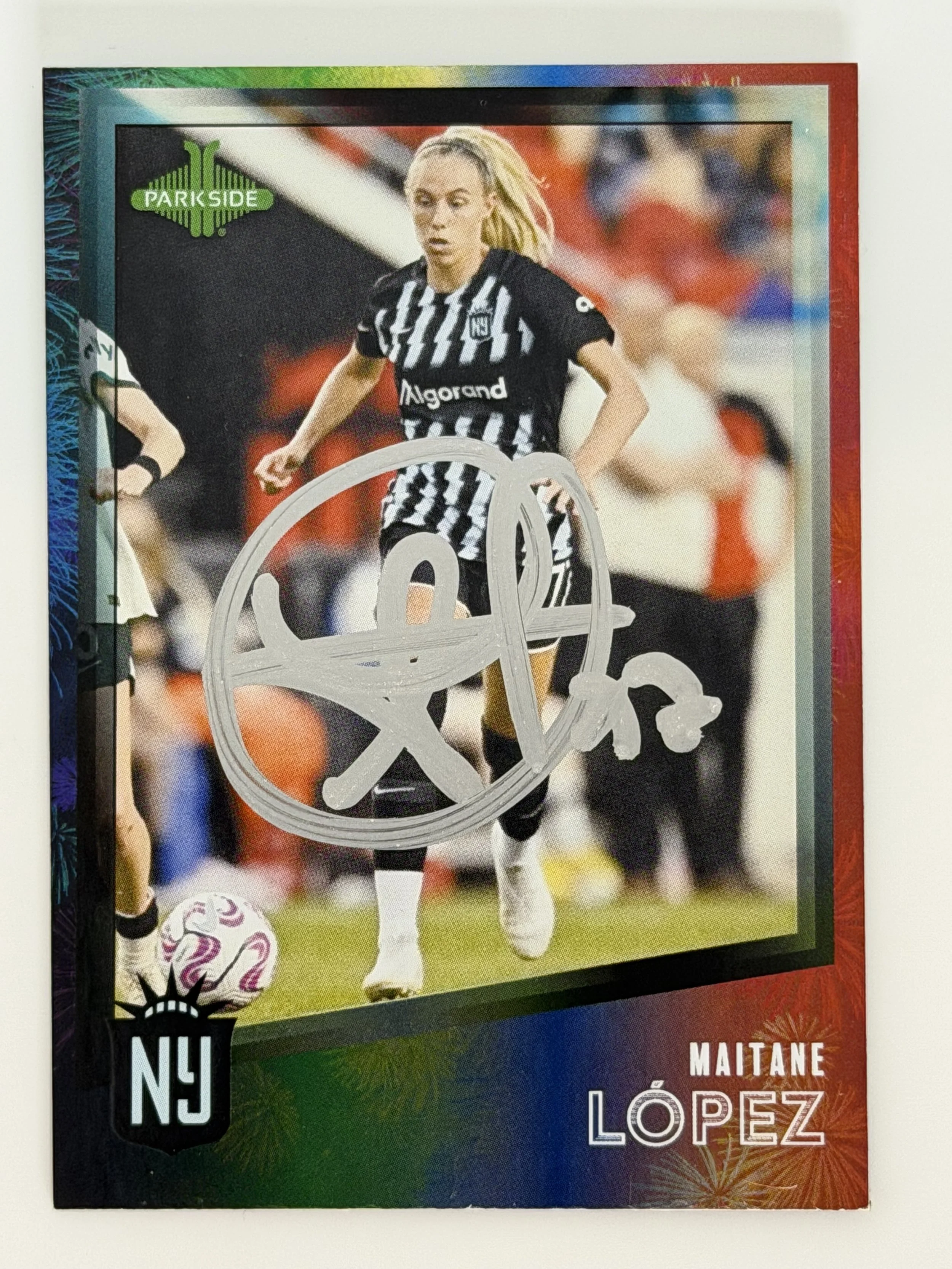 Signed 2023 Parkside Maitane López Rainbow #187 - /100