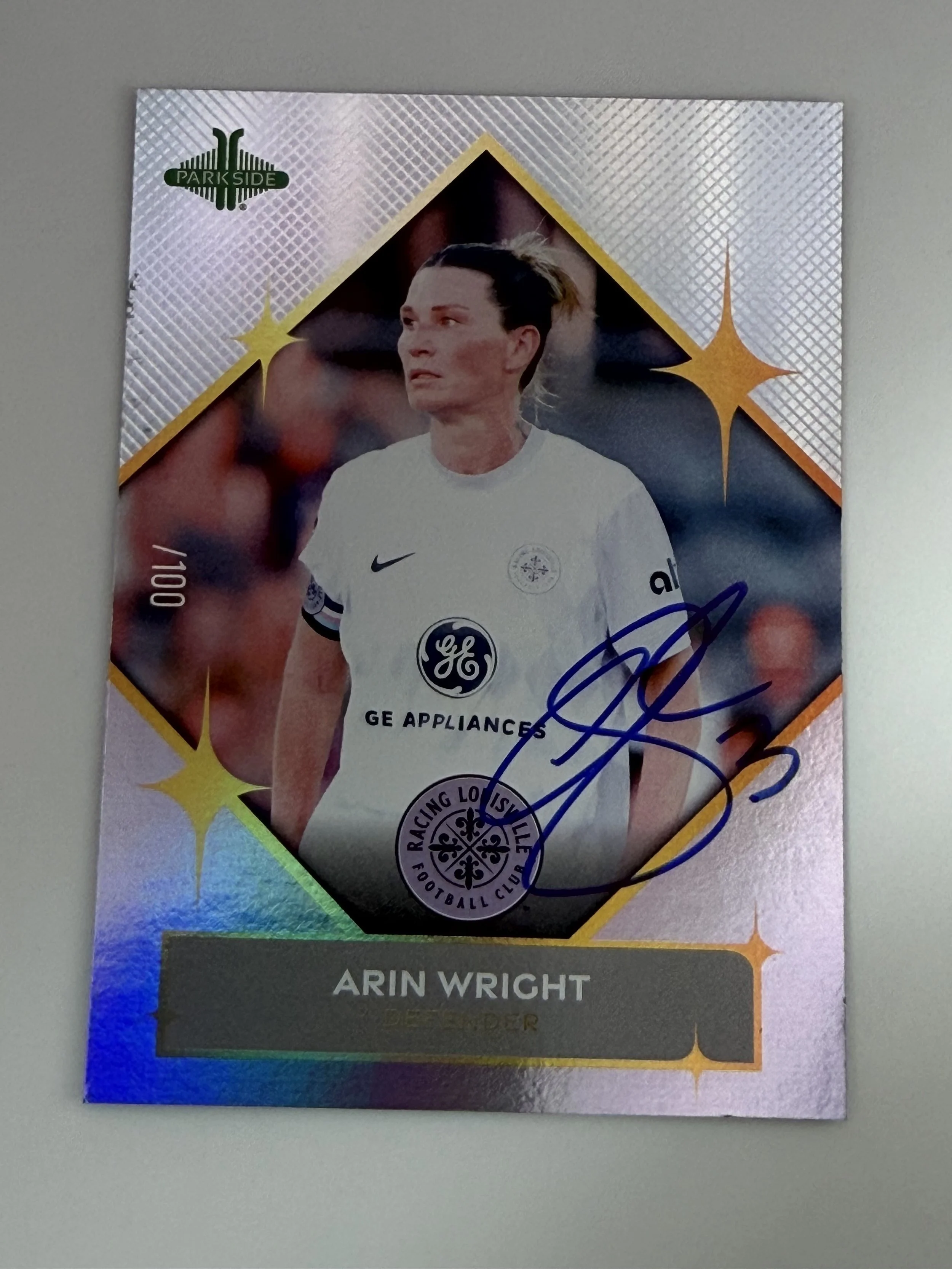 Signed 2025 Parkside Arin Wright Vol. 2 Foil /100 #46