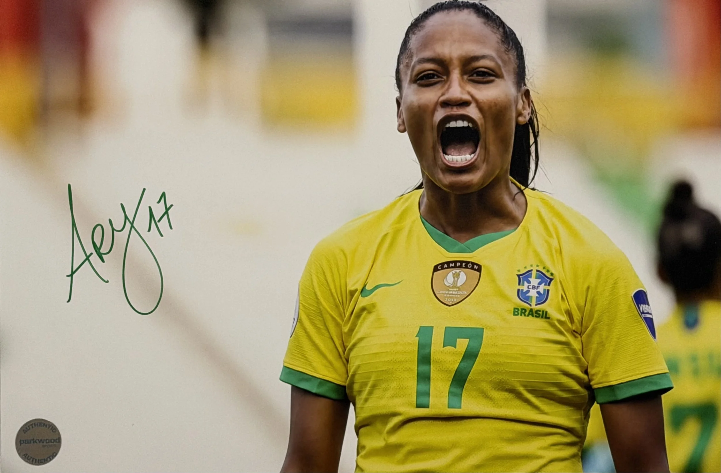 Ary Borges - Signed 10x15 Photo - Brazilian National Team - "Celebrating"