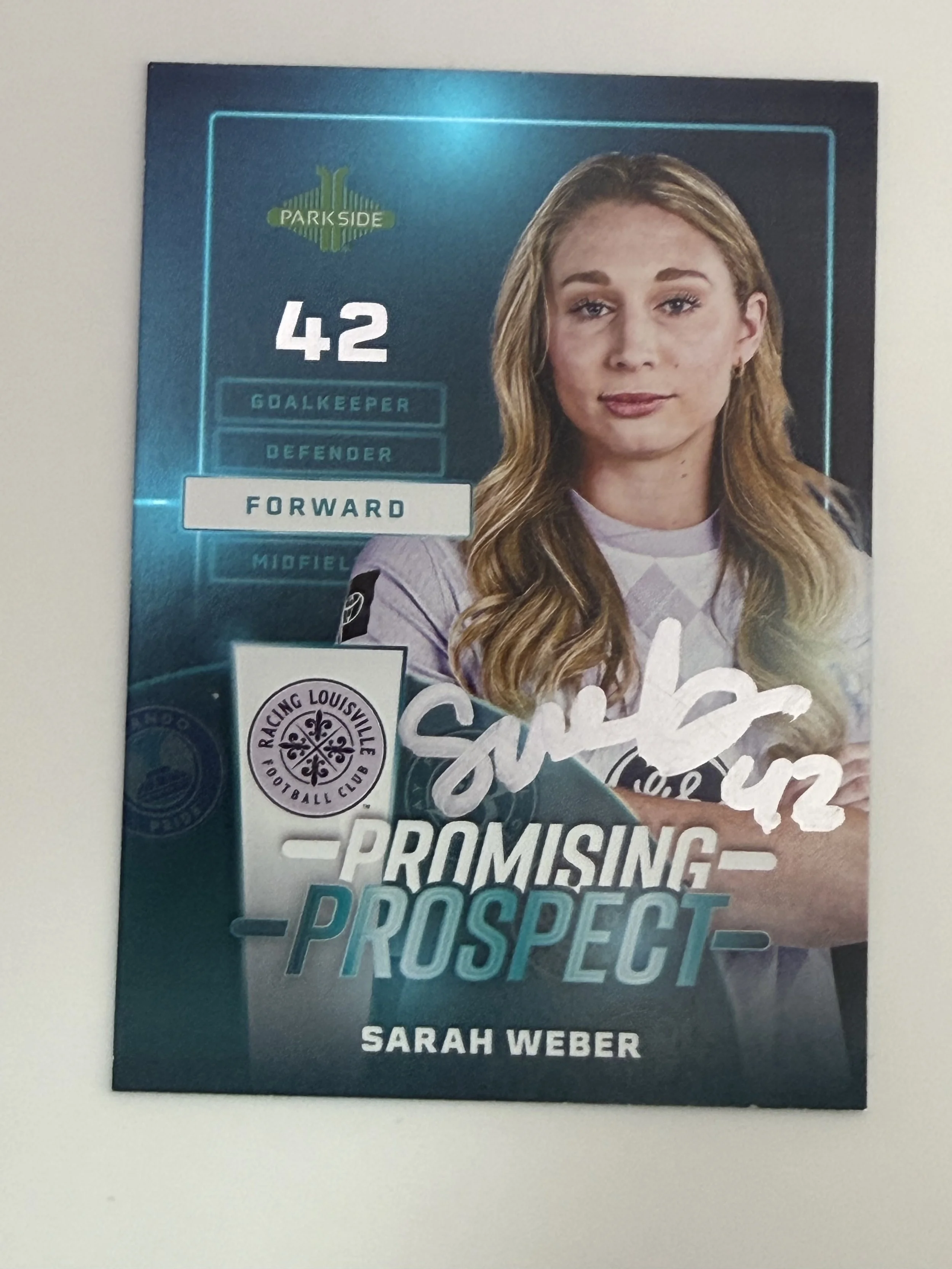 Signed 2024 Parkside Sarah Weber Promising Prospect Vol. 1 #PP-16