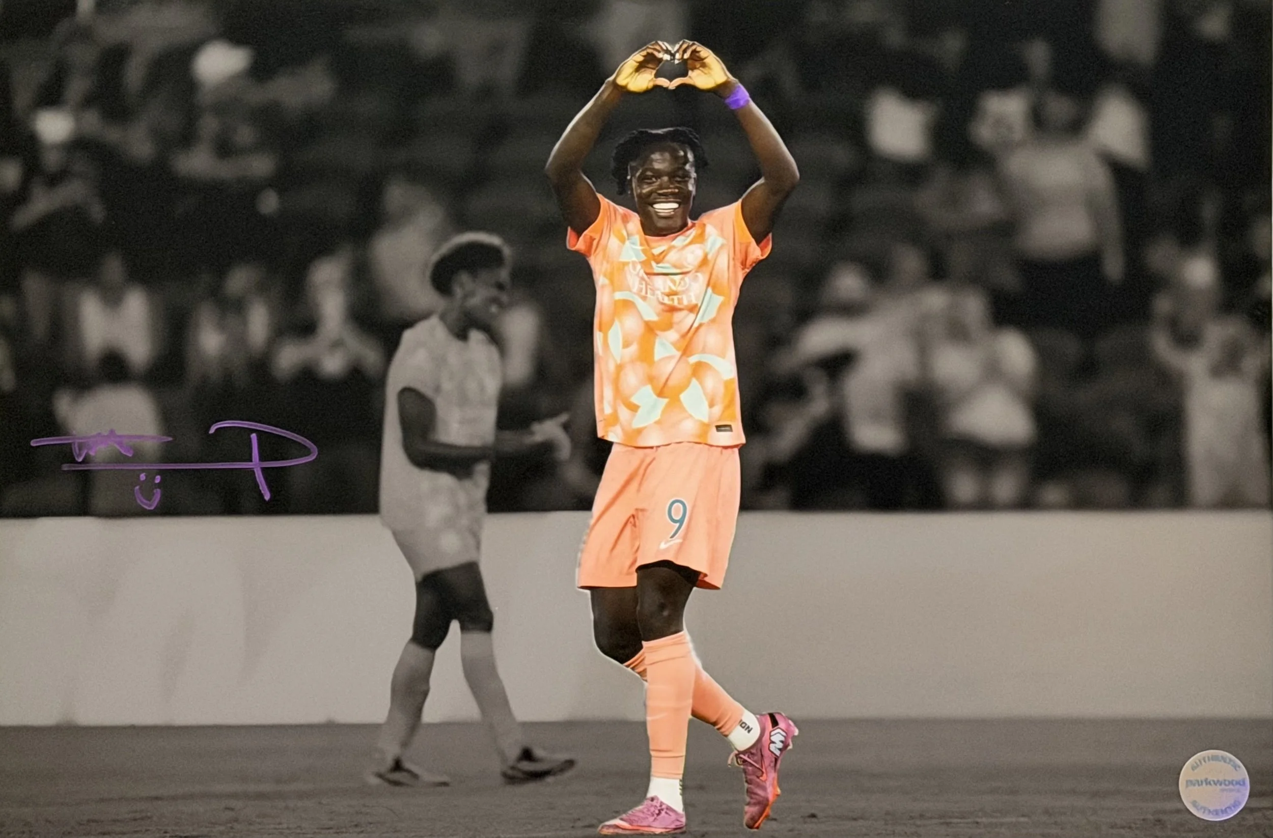 Prisca Chilufya - Signed 12x18 Photo - Orlando Pride