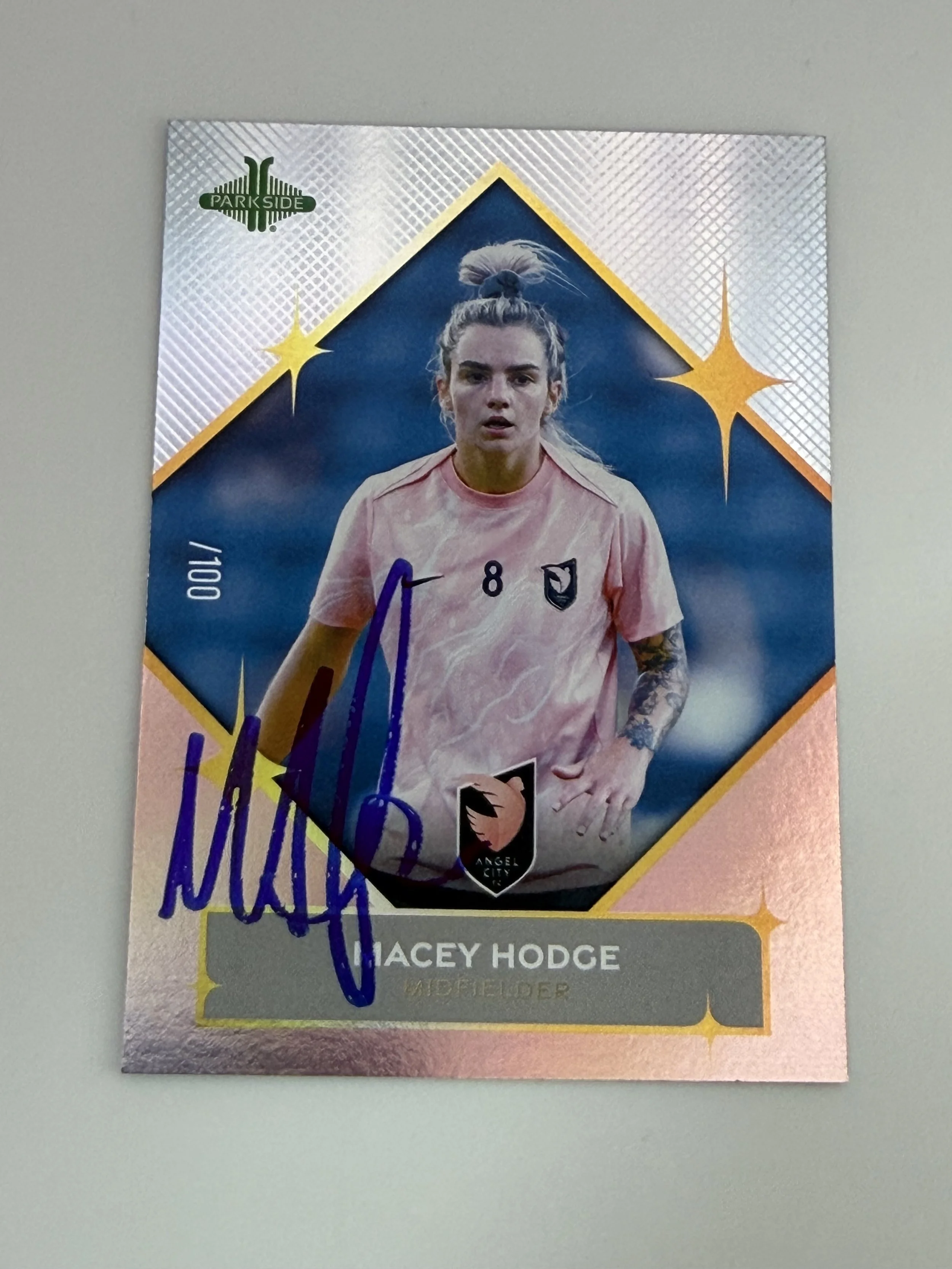 Signed 2025 Parkside Macey Hodge Vol. 2 Foil /100 #47