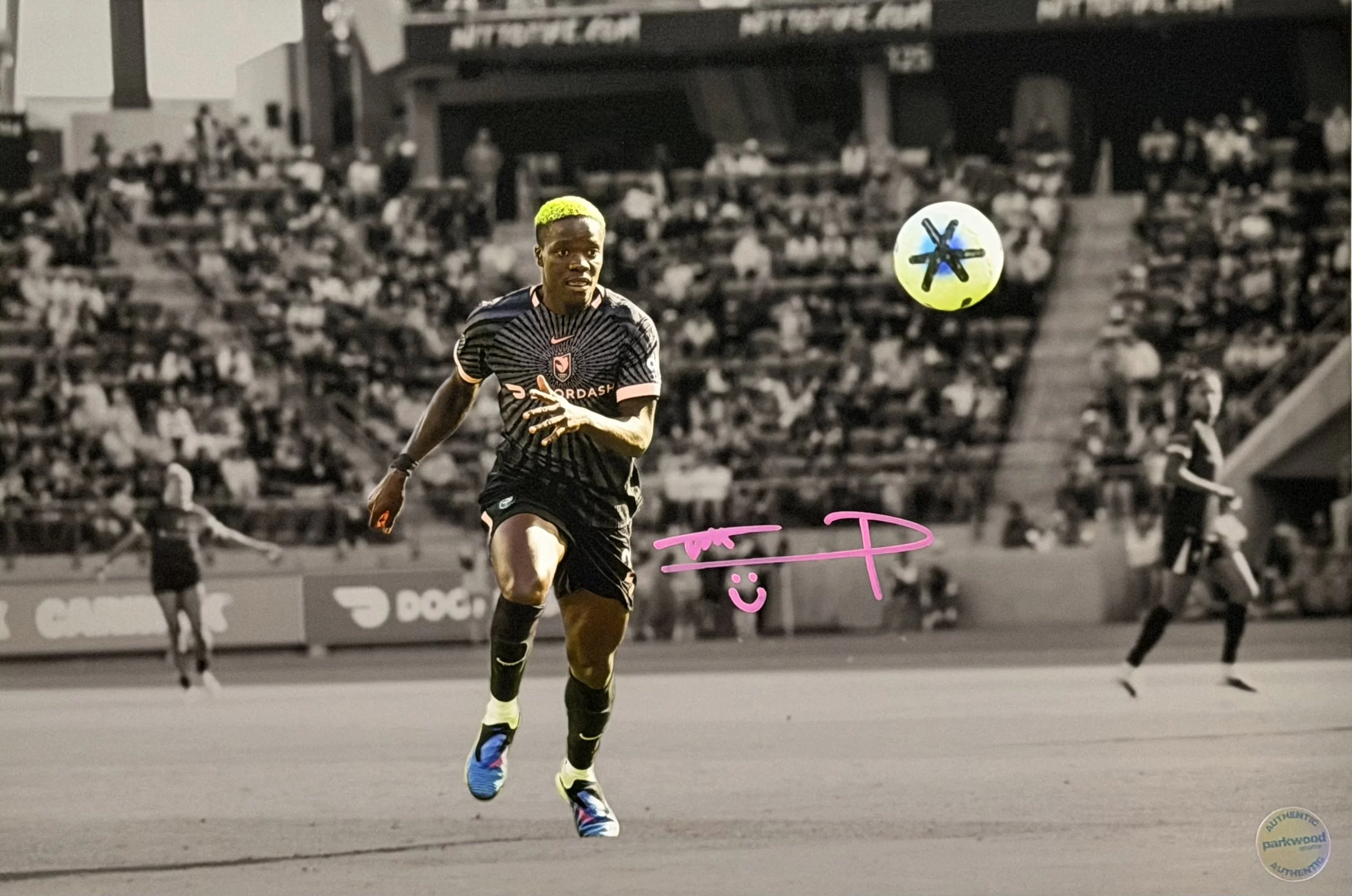 Prisca Chilufya - Signed 12x18 Photo - Angel City FC