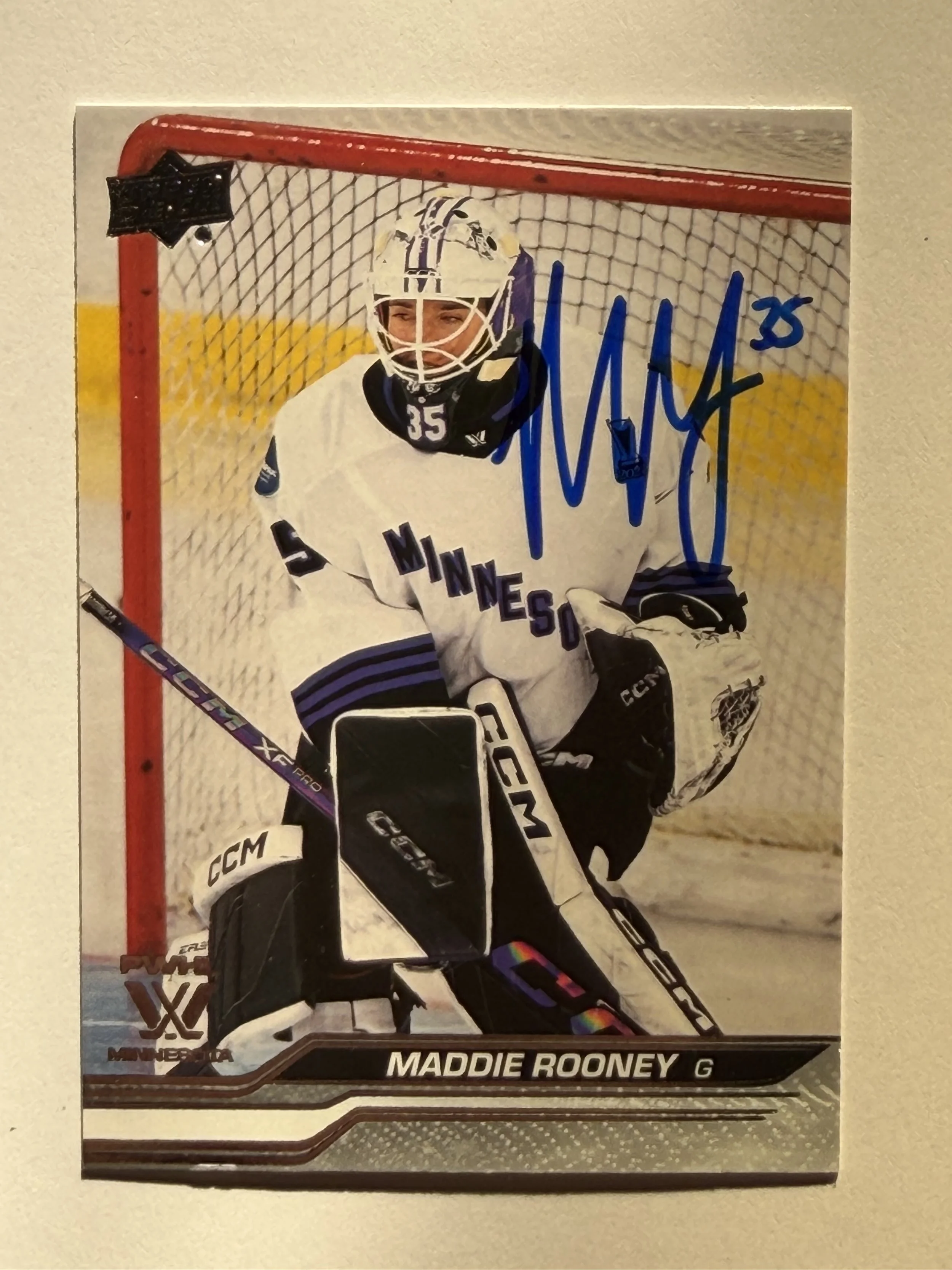 Signed 2024 Upper Deck Maddie Rooney #7 First Edition - A