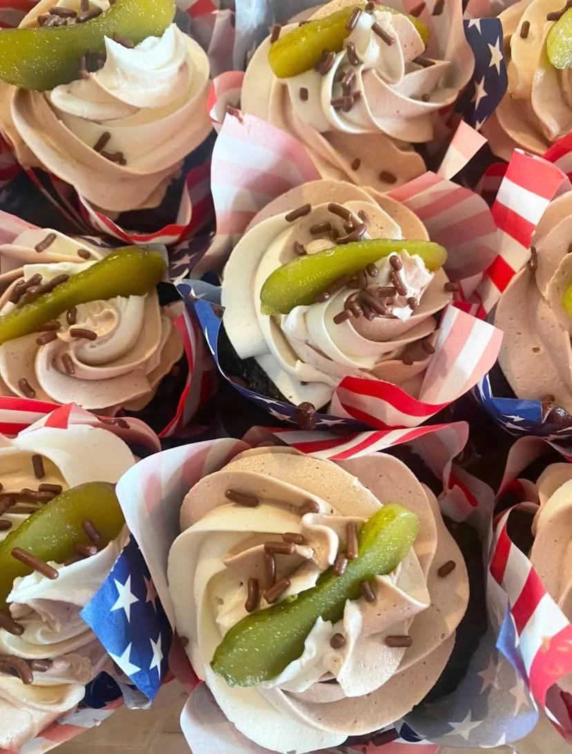 🤗 We are excited to welcome Baker Brad to the Pickled Market! You may recognize this talented local baker from The Great American Baking Show.

🥒 For Pickle Fest, Brad will be featuring dill pickle macarons, pickle cupcakes, and other delicious swe
