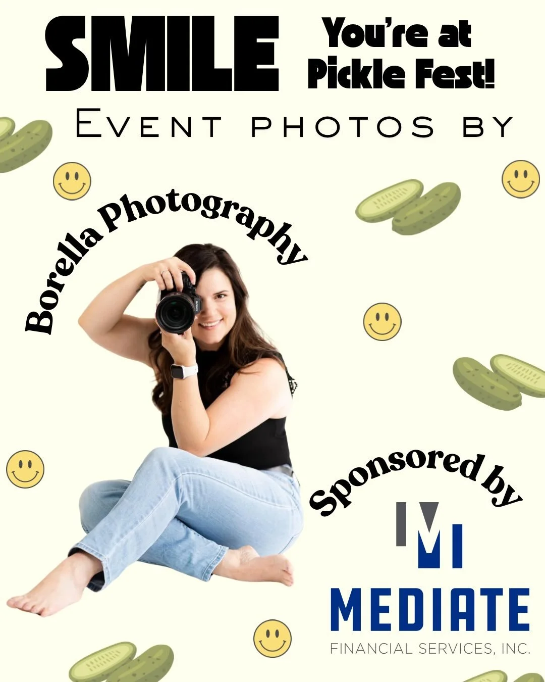 📸 Meet Our Official Pickle Fest Photographer!

🙏A huge thank you to our media sponsor, Mediate Financial Services, for making this year&rsquo;s event photography possible!

🤗 We&rsquo;re excited to welcome Courtney from @borella_photography as our