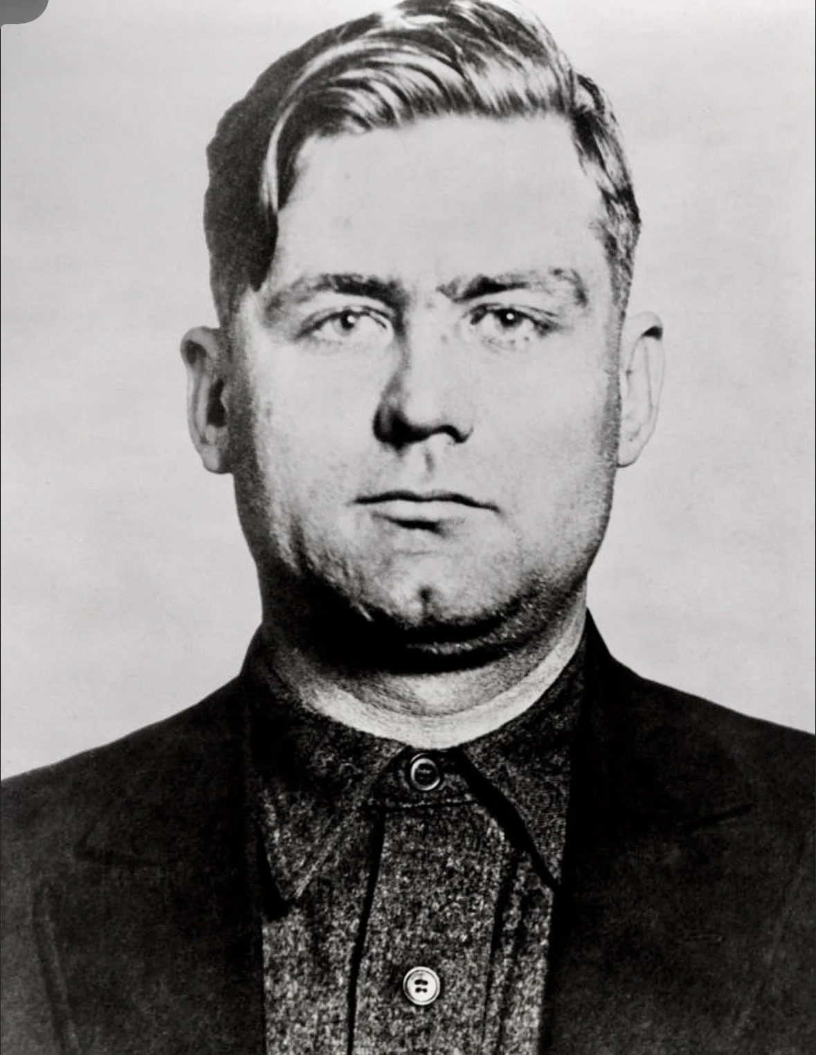 Image of gangster George "Bugs" Moran in Rob Smith's article about Henderson Ky. Little Chicago era.