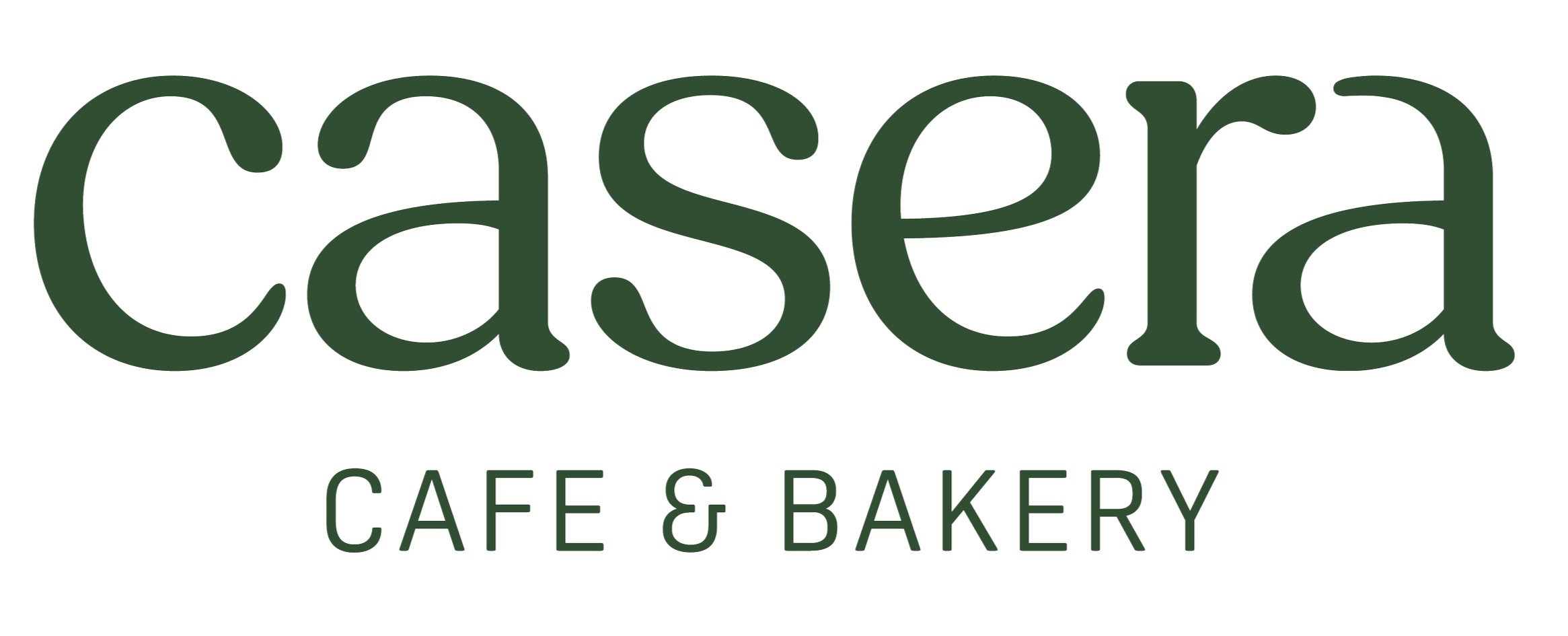 Logo for Cadres, a cafe and bakery, with the name 'cadres' in large, green, stylized font and 'CAFE & BAKERY' in smaller uppercase letters beneath.
