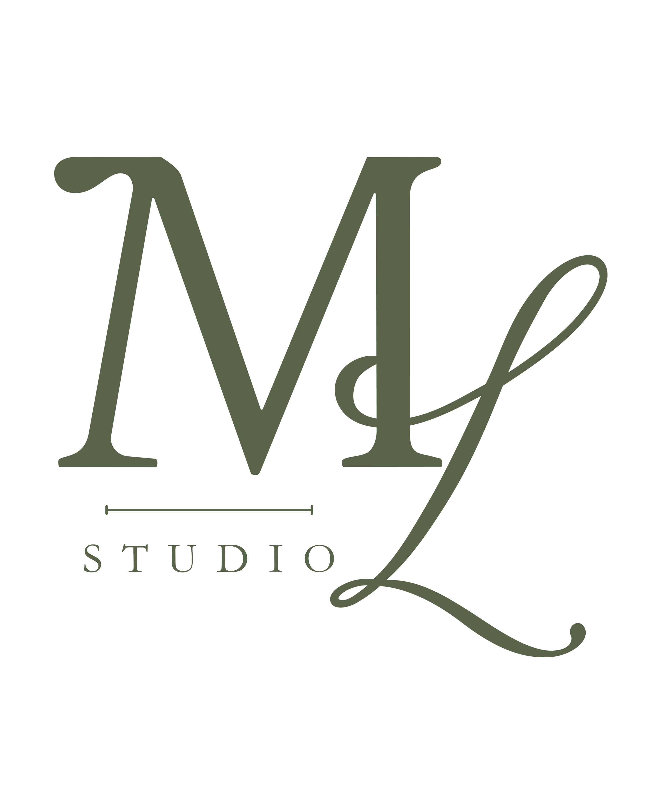 Stylized text logo that reads "Love Studio" with a script font and a decorative flourish extending from the "L".