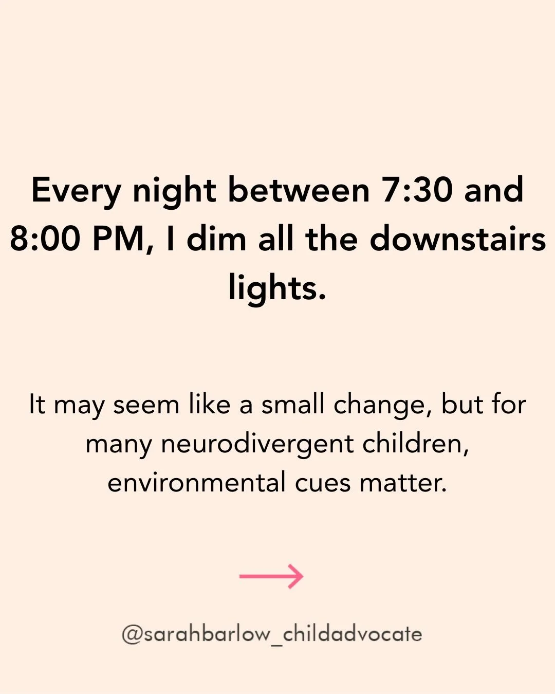 Dimming the lights is a simple way to signal that bedtime is approaching and it&rsquo;s time to wind down ✨
