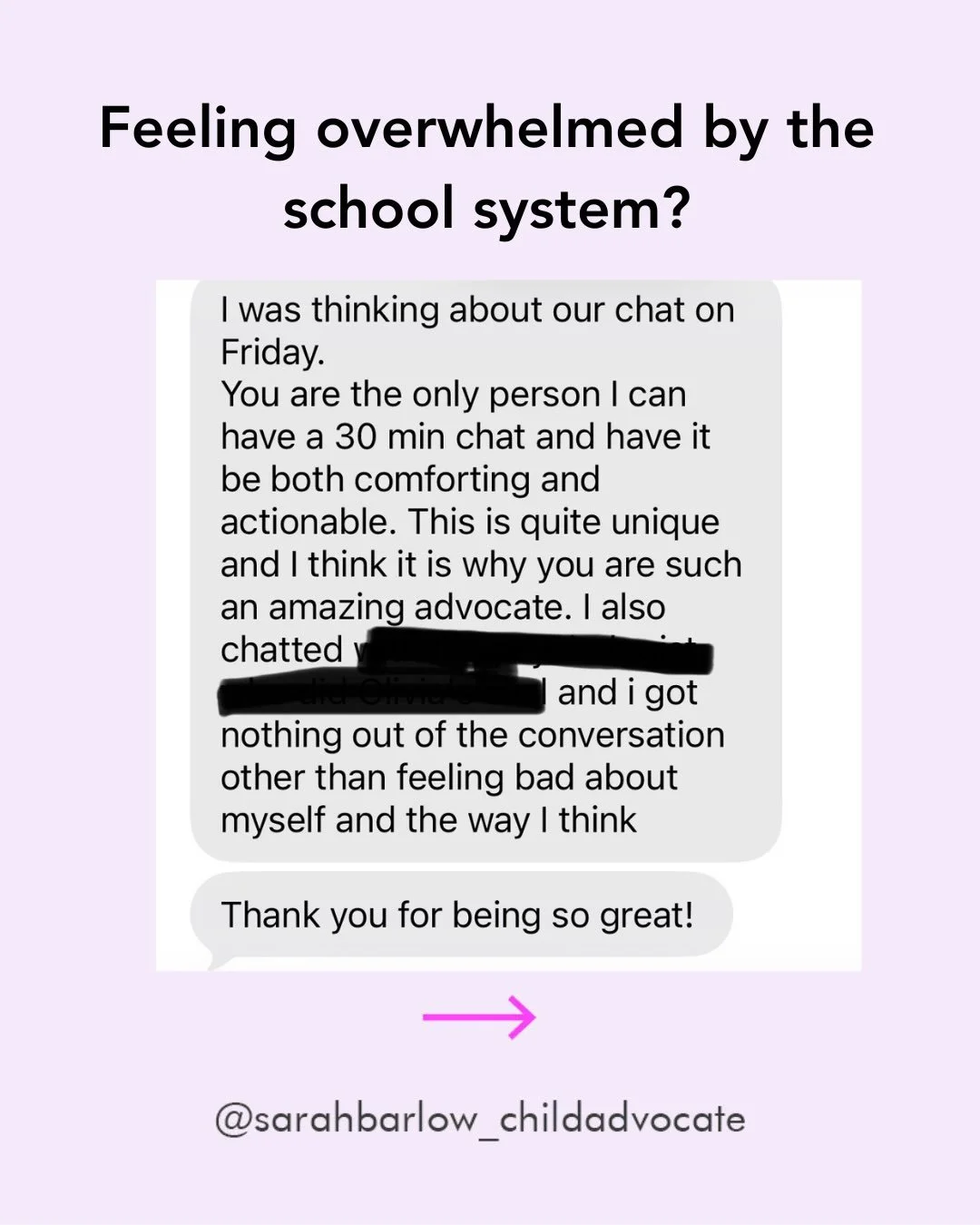 My goal is to make the process feel a little less overwhelming and a lot more manageable by helping you understand your child&rsquo;s needs, prepare for meetings, ask the right questions, and feel more confident advocating for the supports they need.