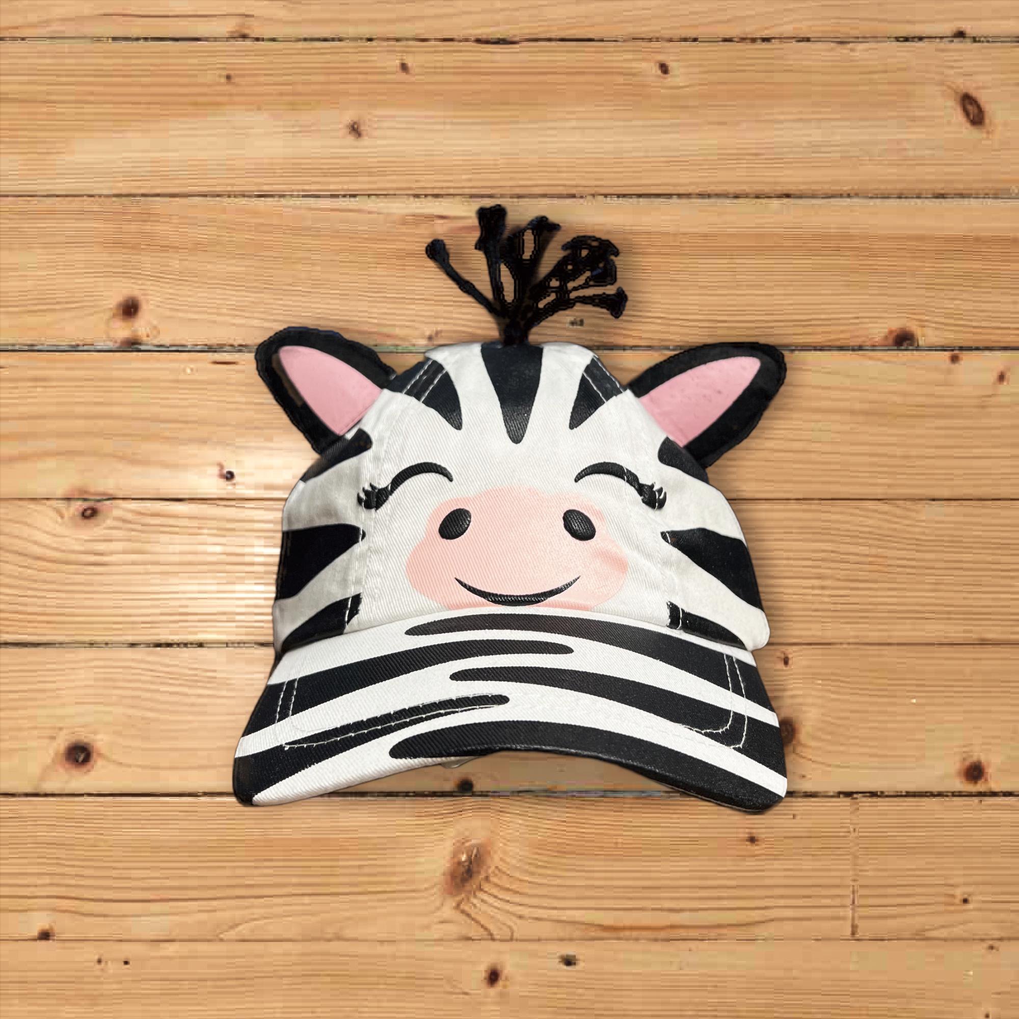 Toddler Zebra Carrousel Hat