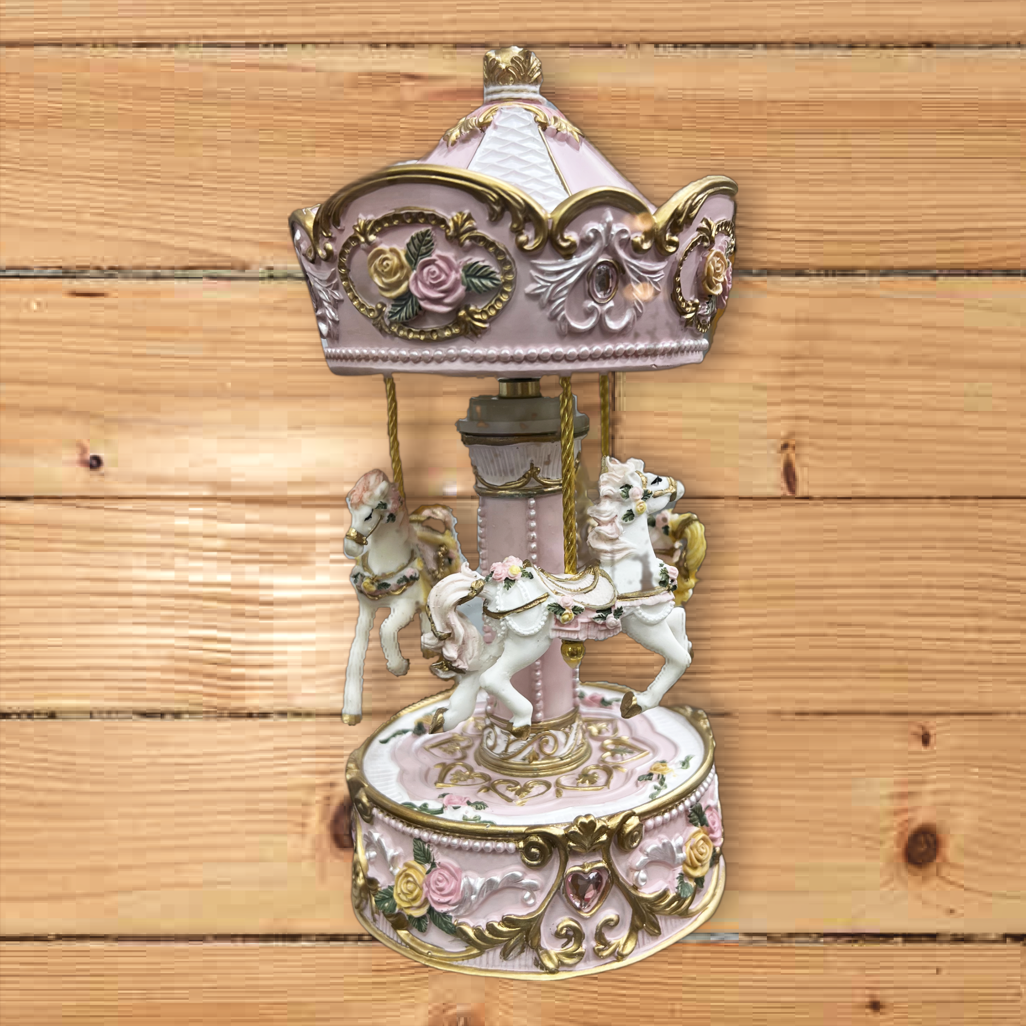 Pink Musical Carrousel