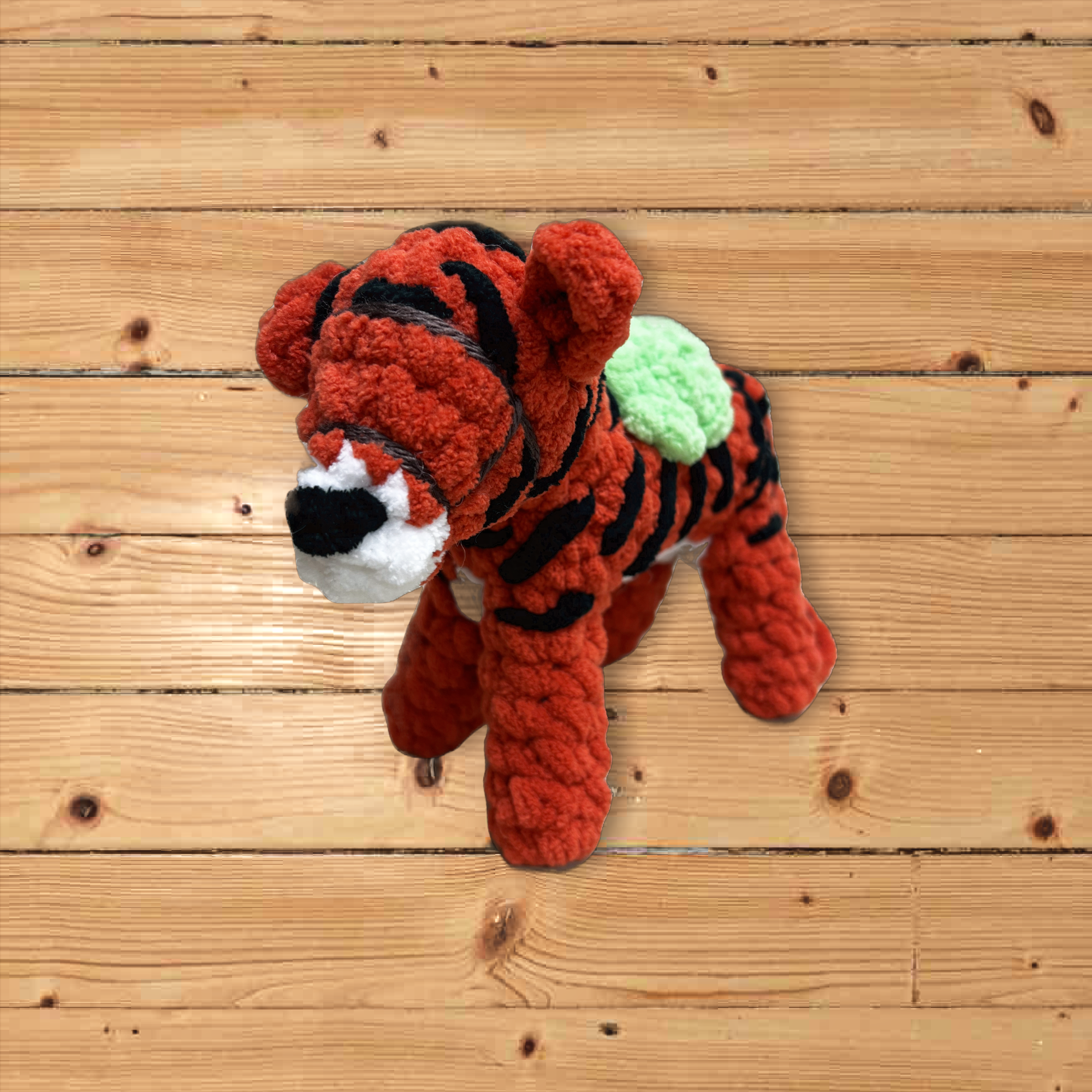 Crocheted Carrousel Tiger