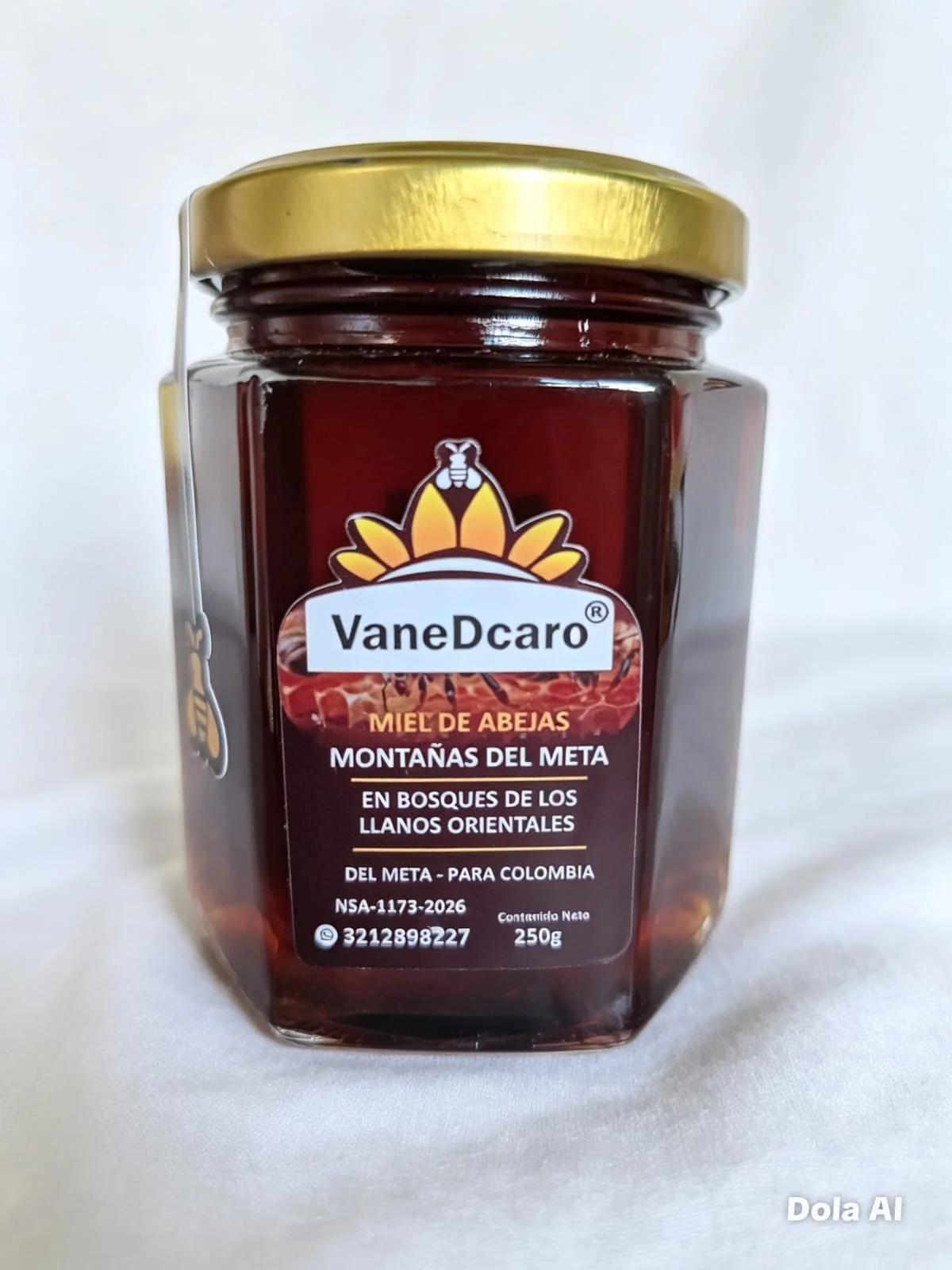 Miel Pura de Montaña Vanedcaro 250g