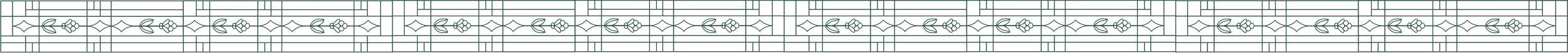 The Bradshaw decorative green border graphic with geometric and floral patterns.