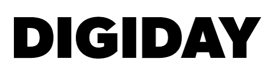 The word 'DIGIDAY' in bold black letters on a white background.