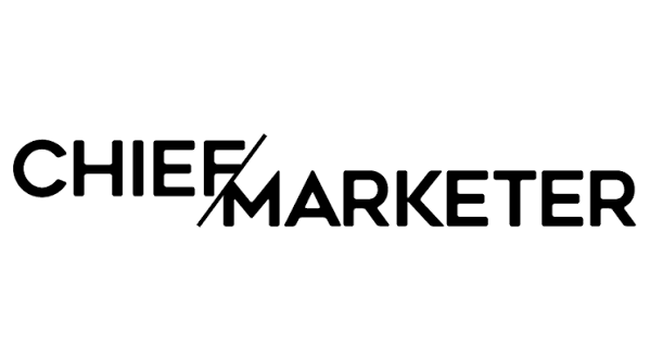 Logo with the words 'CHIEF' and 'MARKETER' separated by a slash, in black text on a white background.