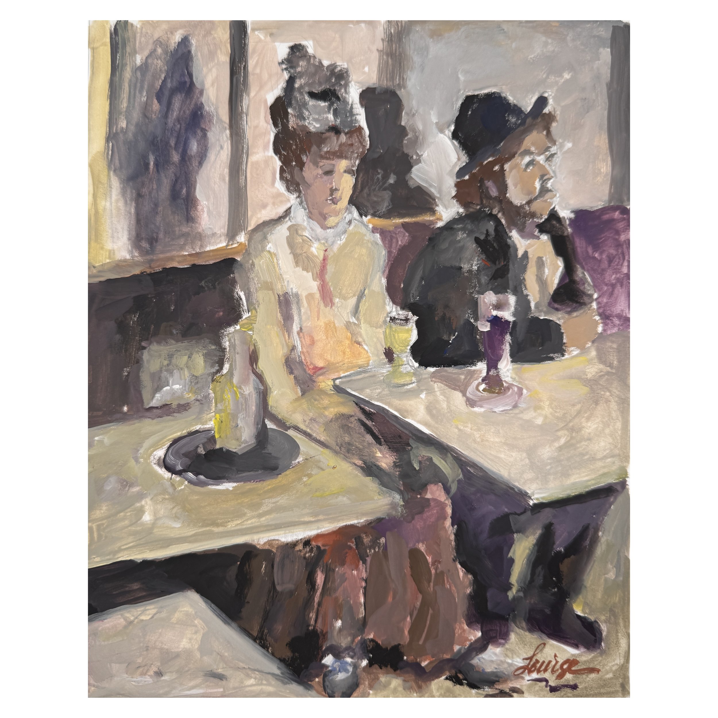 L'Absinthe (After Edgar Degas)